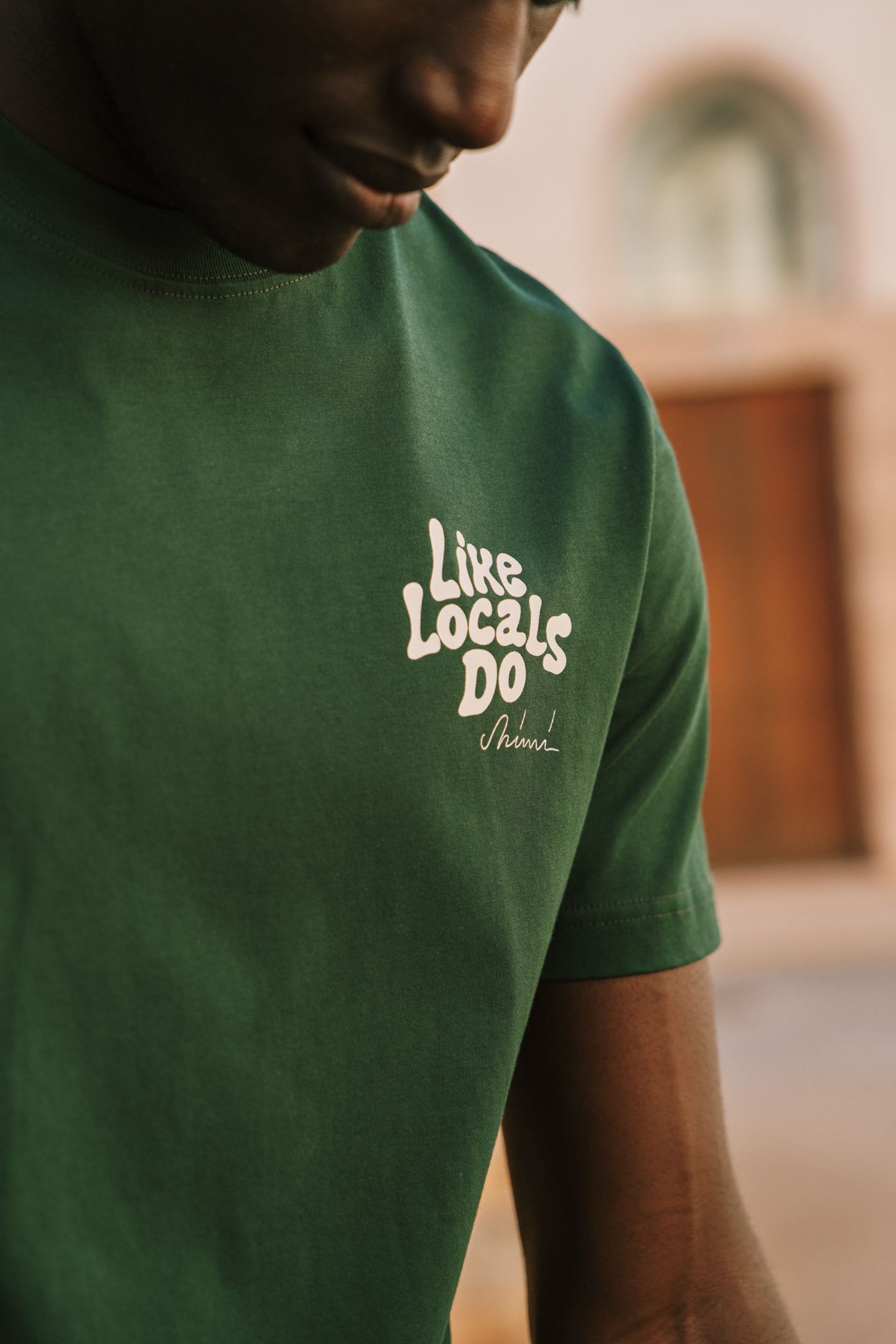 LIAM REGULAR T-SHIRT LIKE LOCALS DO GREEN LEAF 9