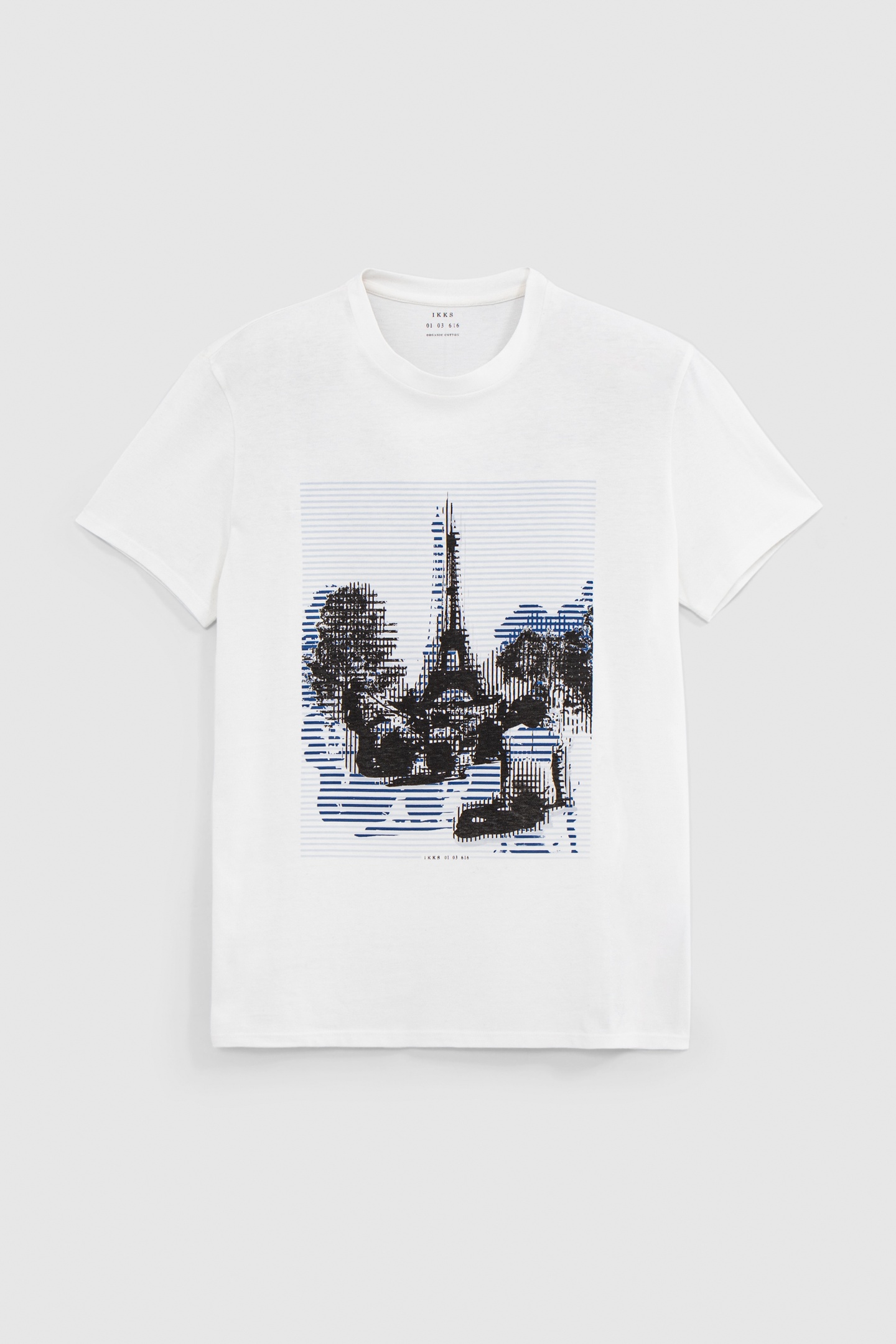 WHITE ORGANIC COTTON EIFFEL TOWER T-SHIRT 7