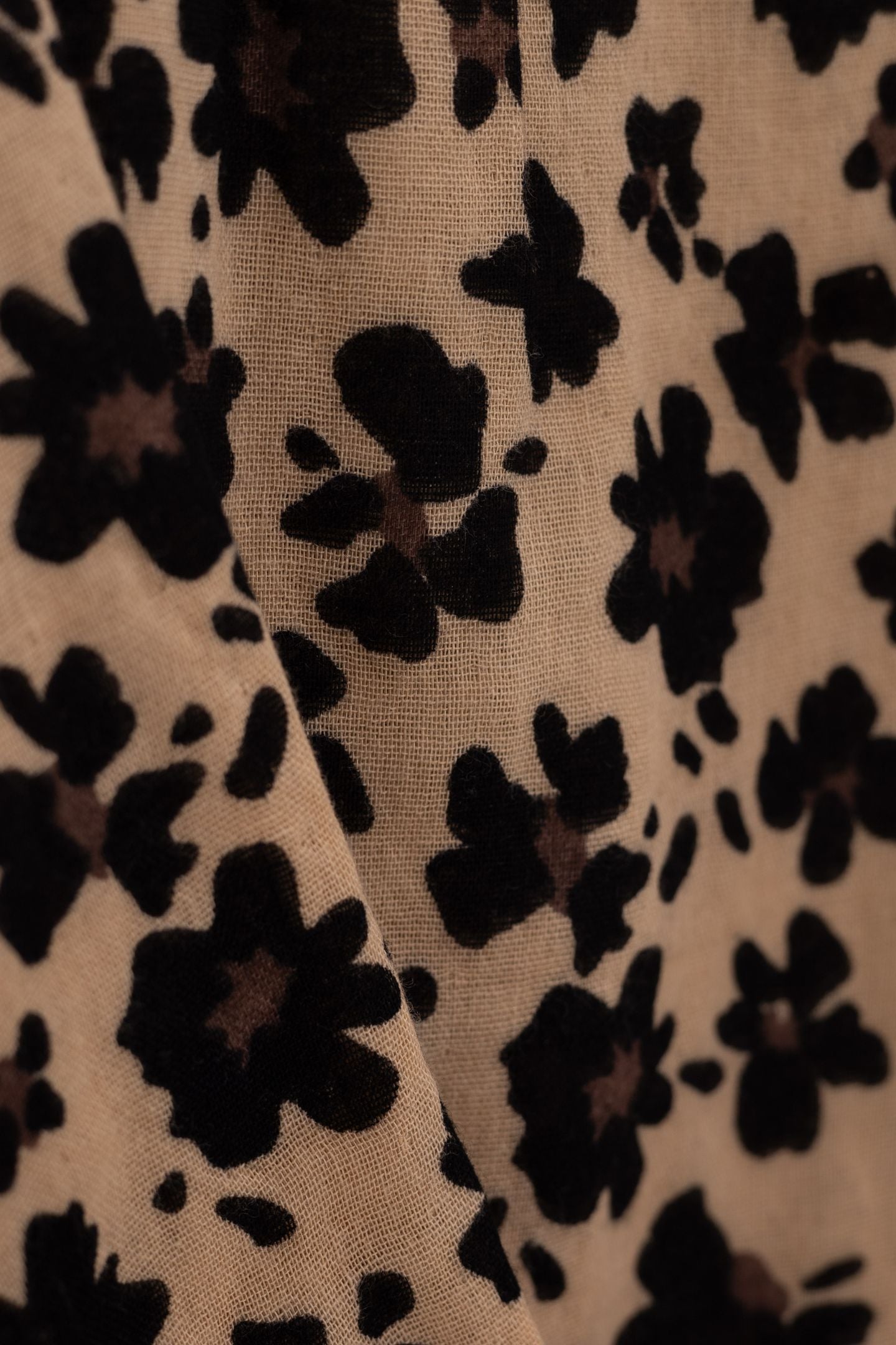 FLORAL LEO PRINT BEIGE BLOUSE ECRU 9