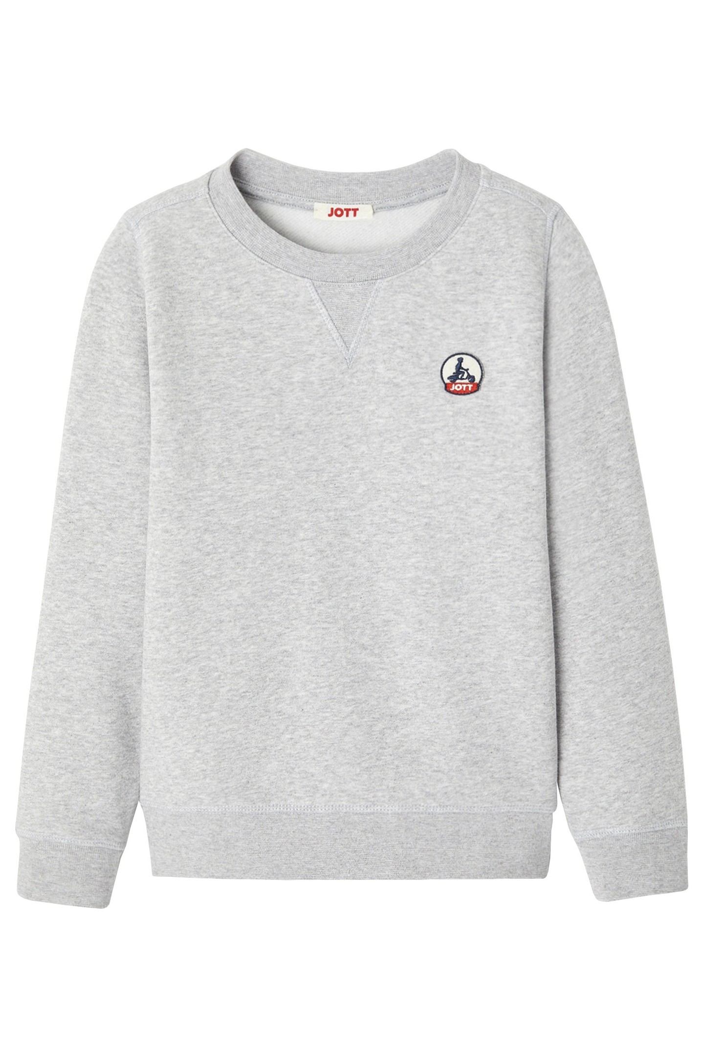 BARCELOS SWEATSHIRT MELANGE GREY 1