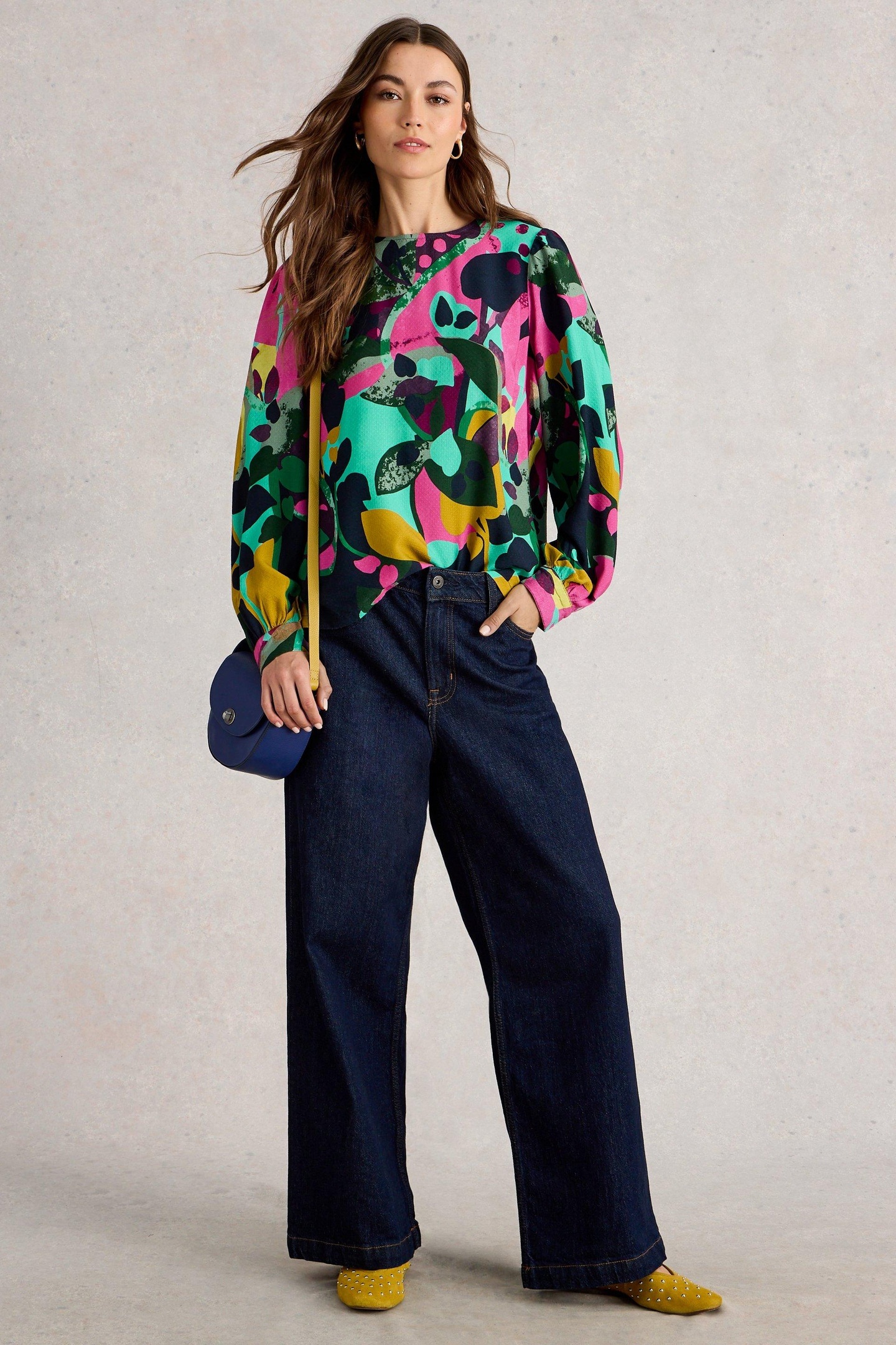 ULLA TOP PINK MULTI 1