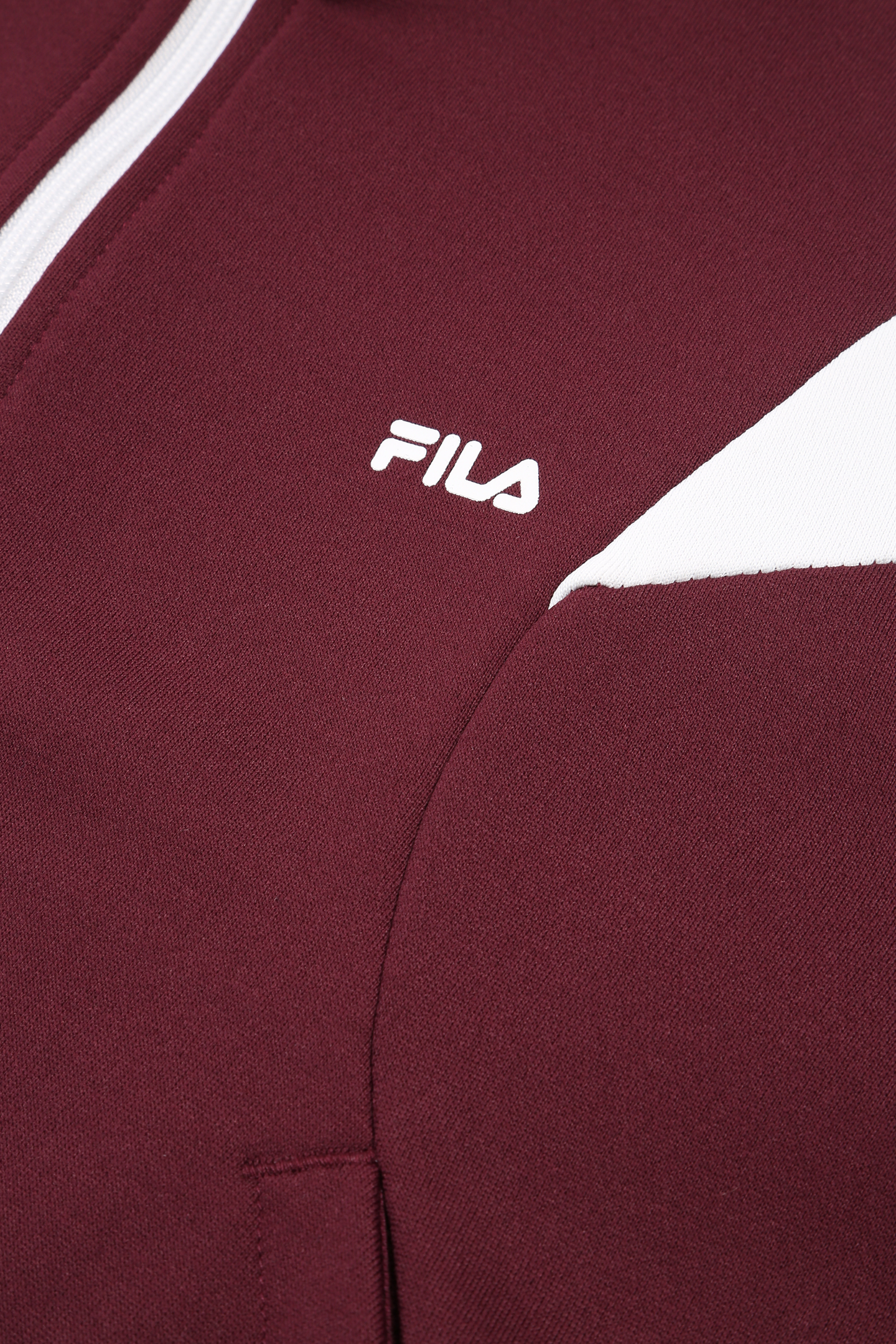 RIVOLI REGULAR BLOCKED TRACK JACKET FIG-BRIGHT WHITE 7