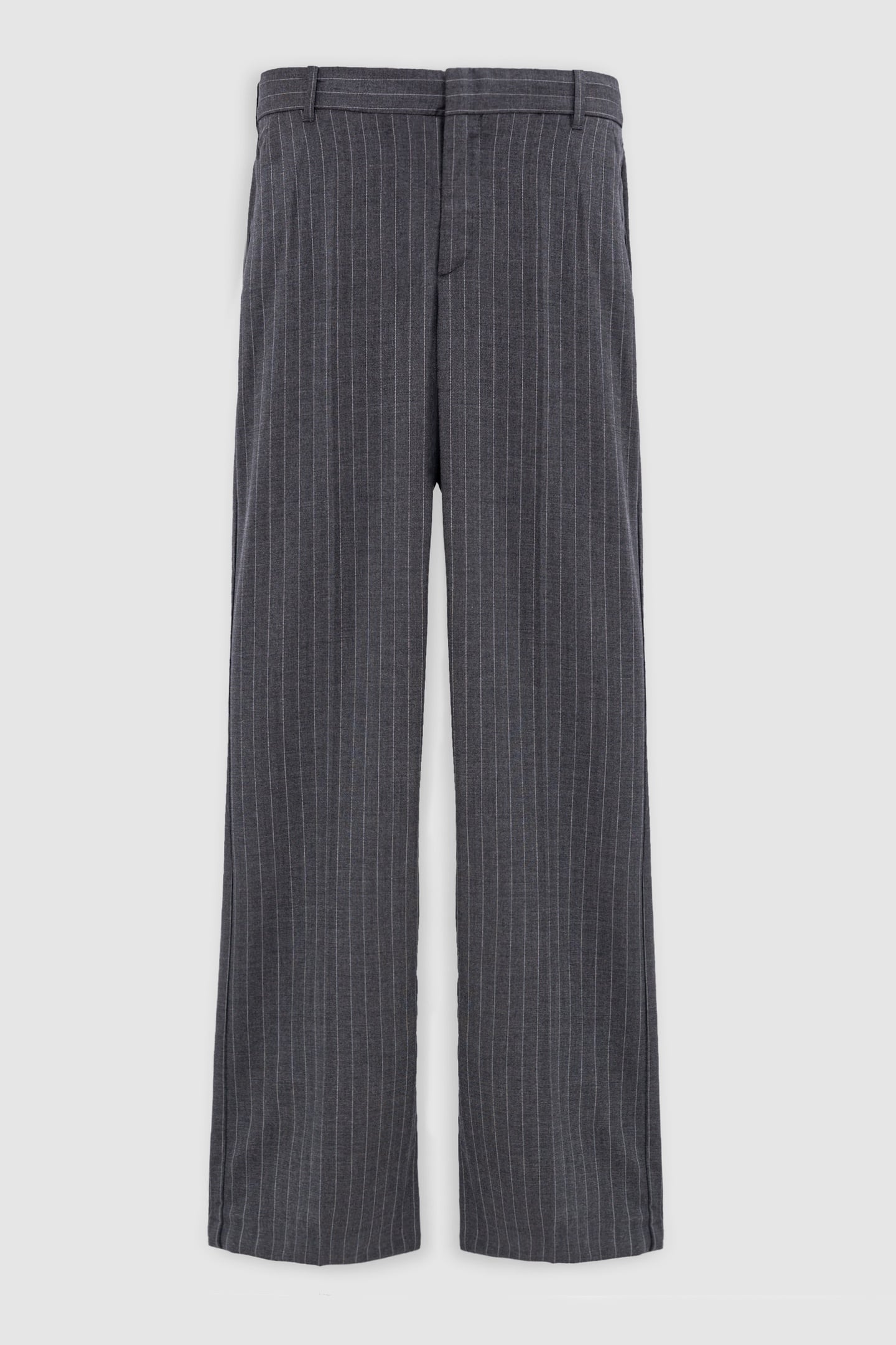 GREY SUIT PANTS WITH TENNIS STRIPES 1