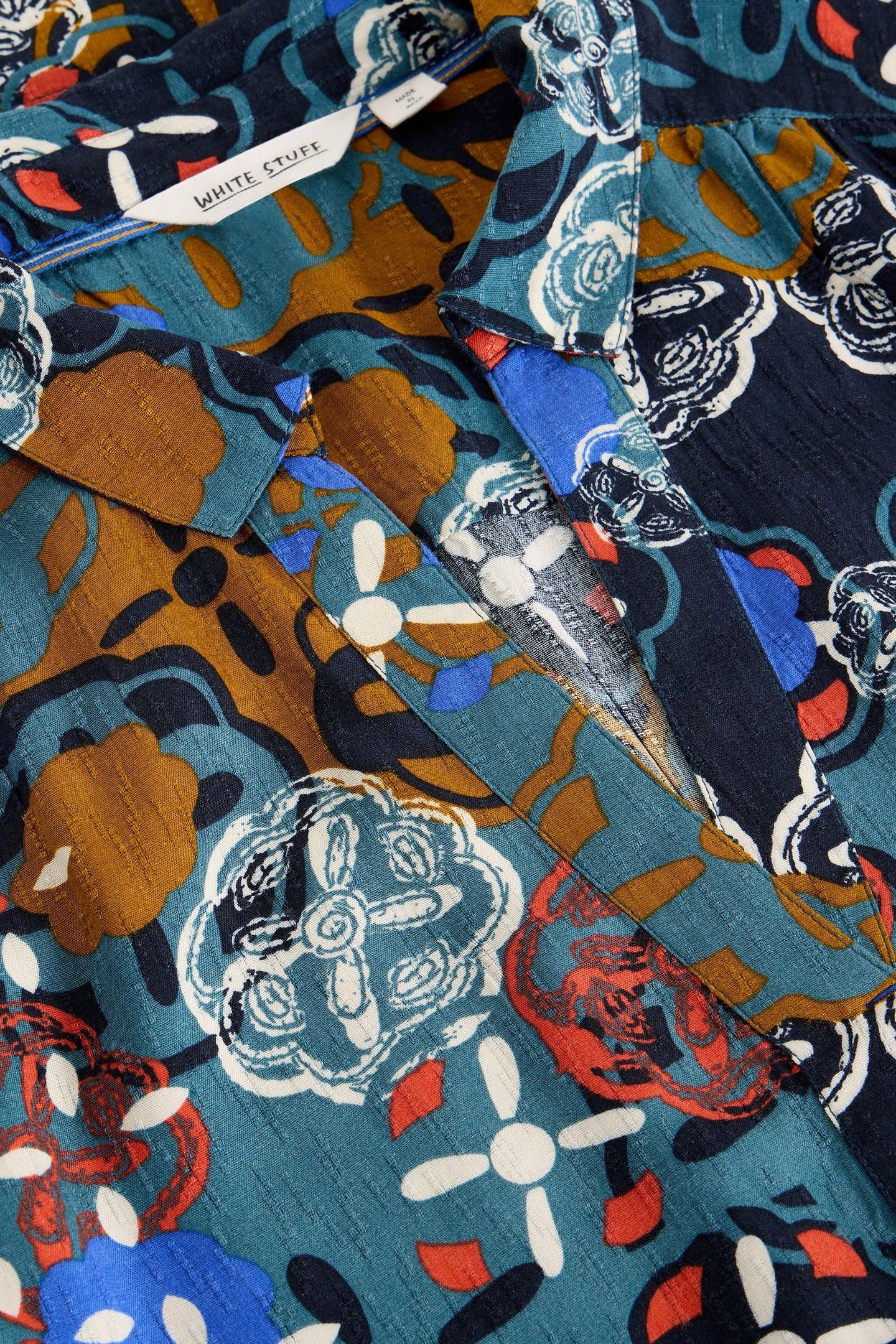 BLAKE TUNIC CHARTREUSE MULTI 4