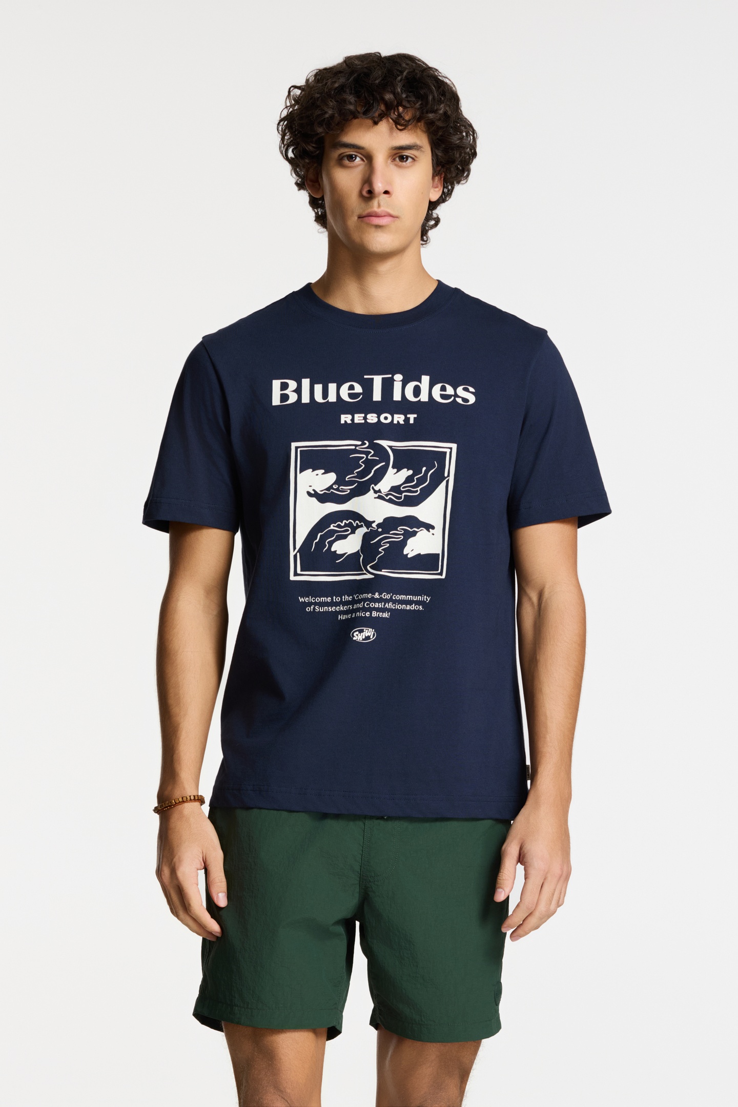 LIAM REGULAR T-SHIRT BLUE TIDES BLUE DARK NAVY 2