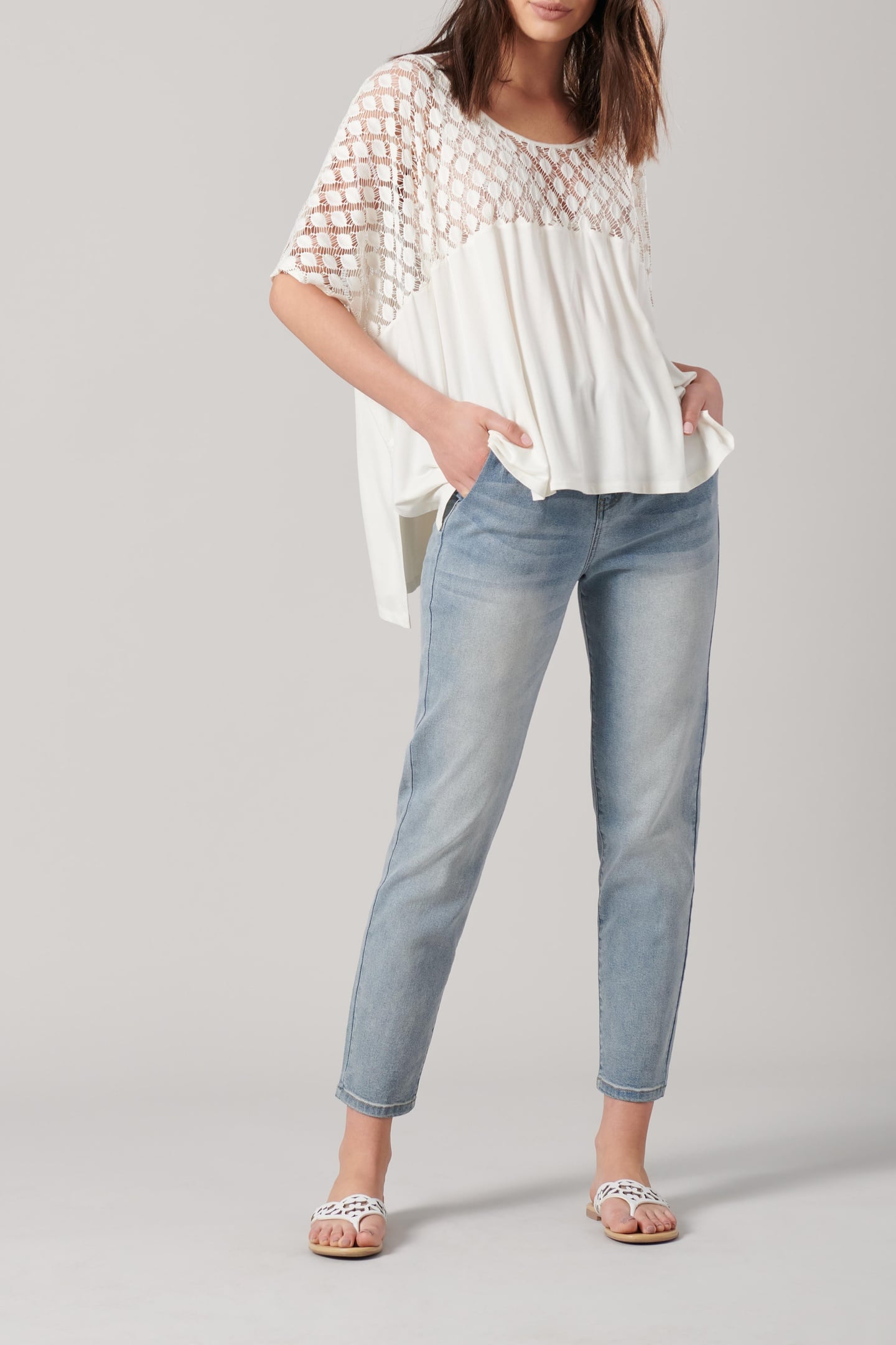 Anne Fontaine Cleora Moon White Maat: S | Blouses Outlet | Dames | Wit