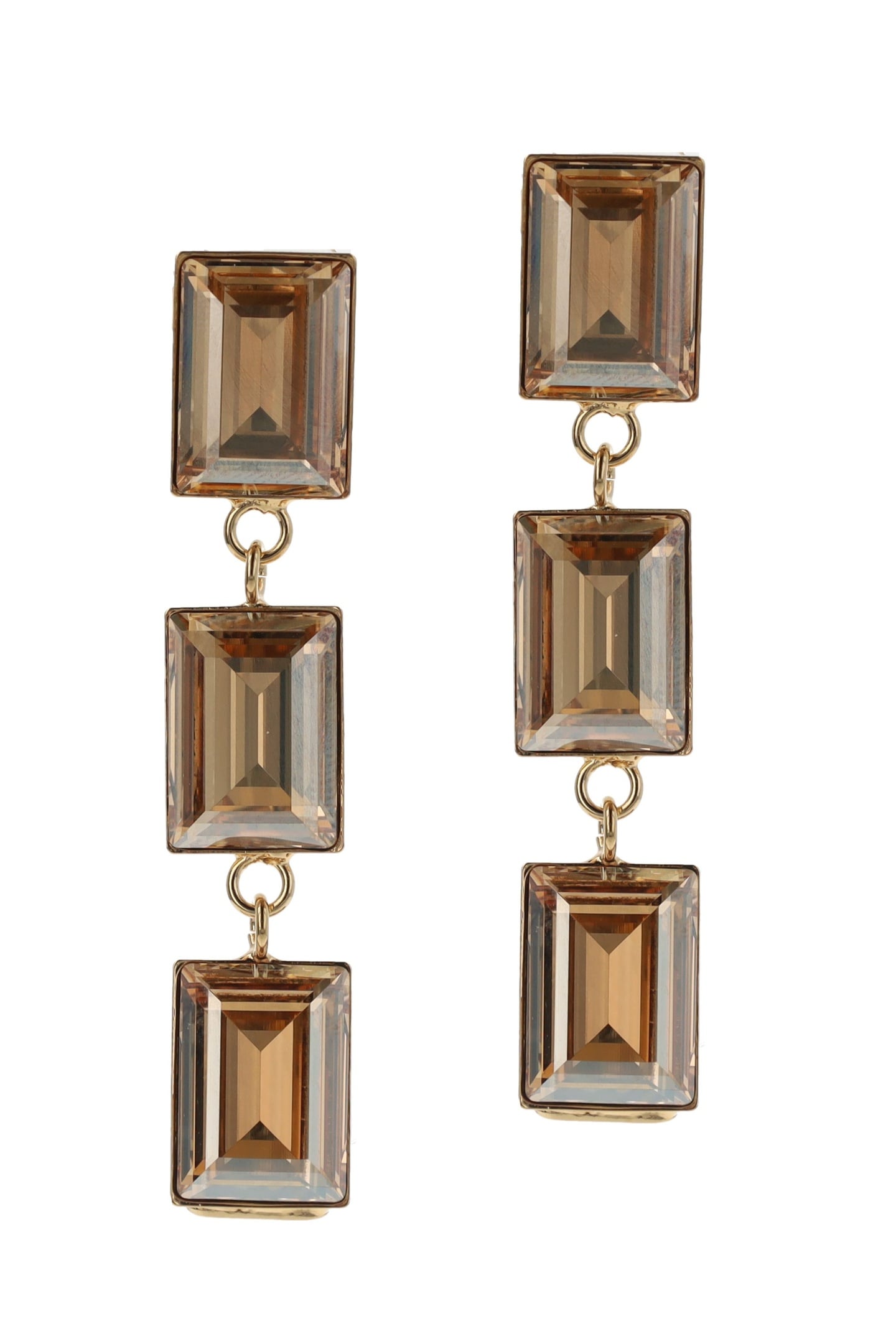 TRIPLE MYSTIC GOLD EARRINGS 1