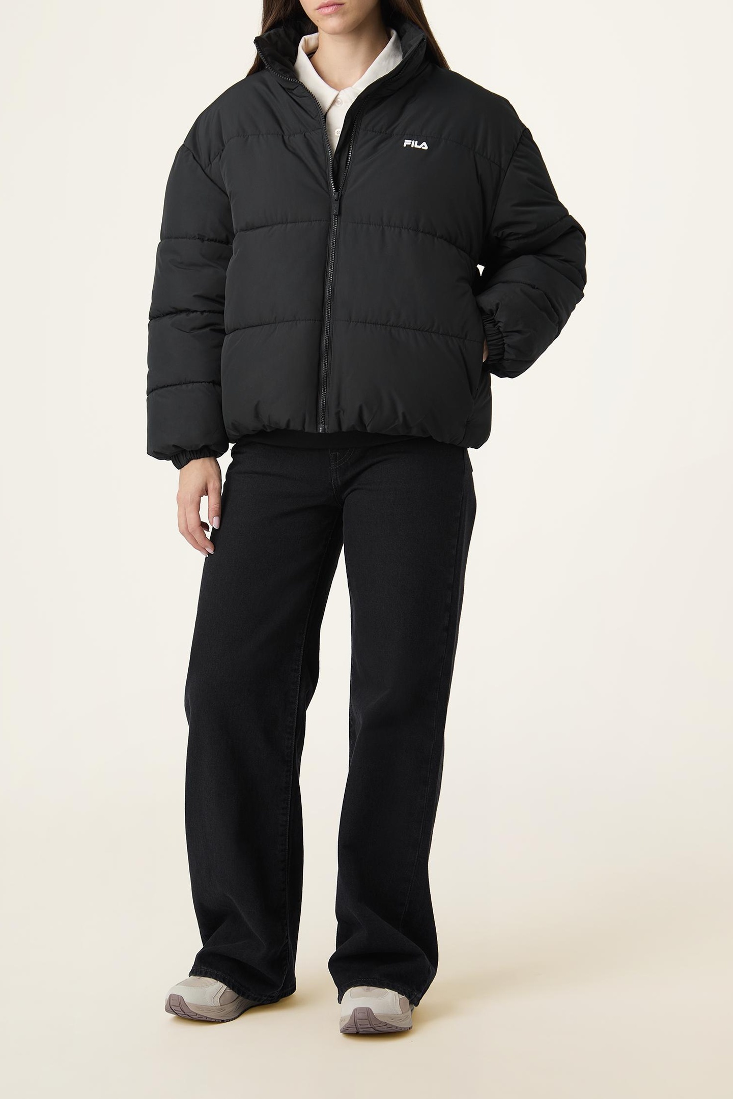 CIMONE RELAXED PUFFER JACKET BLACK 2