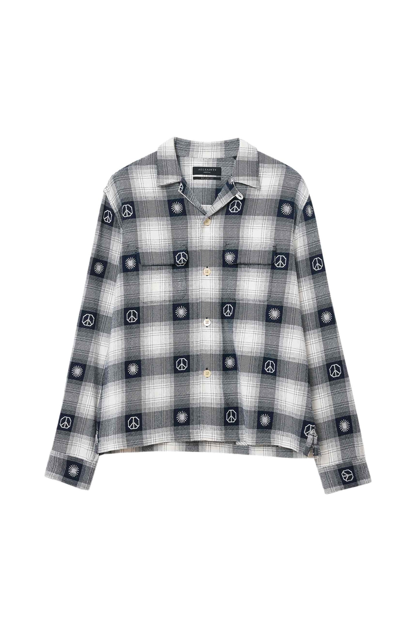 CASTOR LS SHIRT PEACOAT BLUE 1