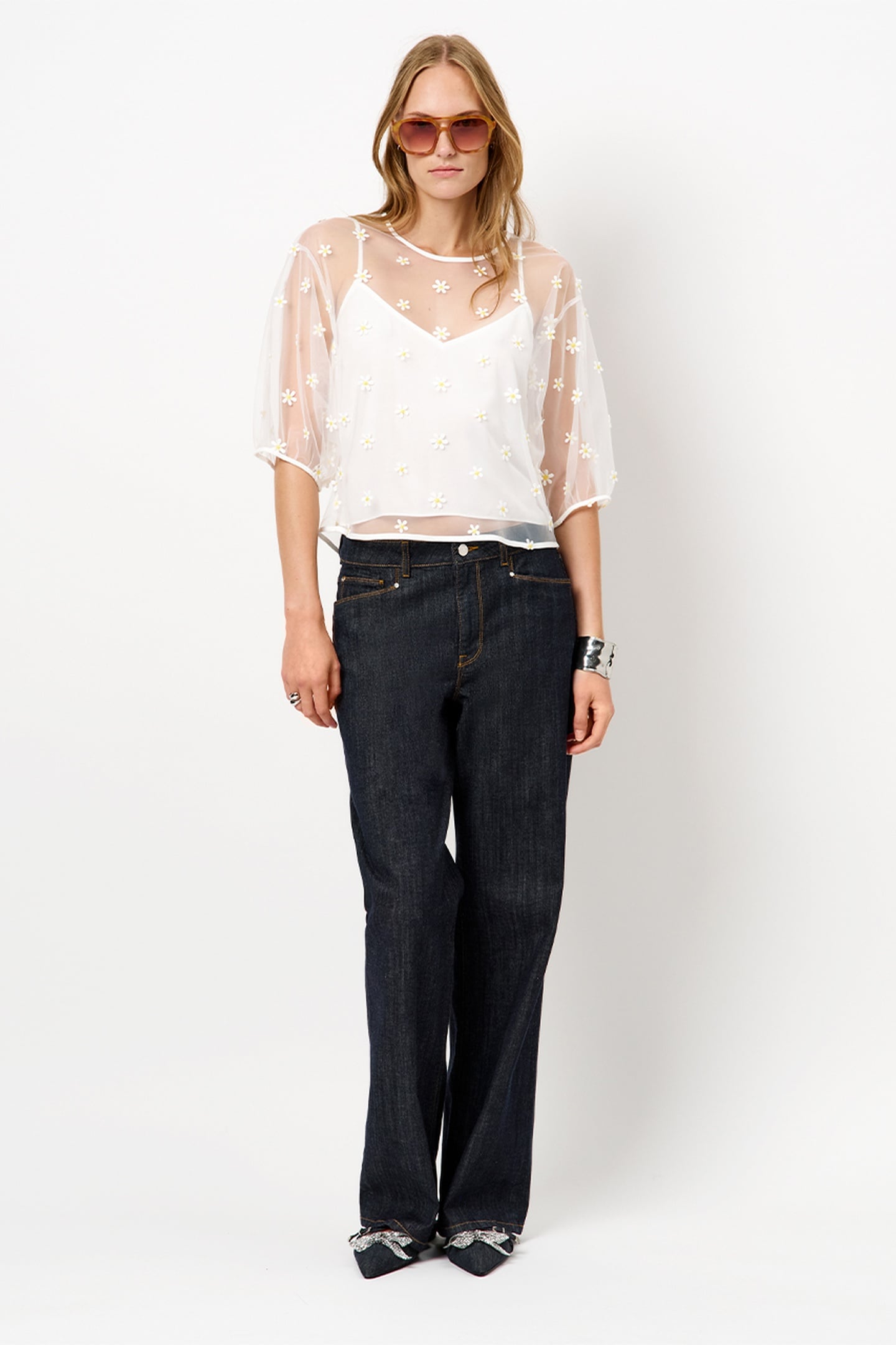 NUIT INDIGO WIDE LEG JEANS DARK INDIGO 1