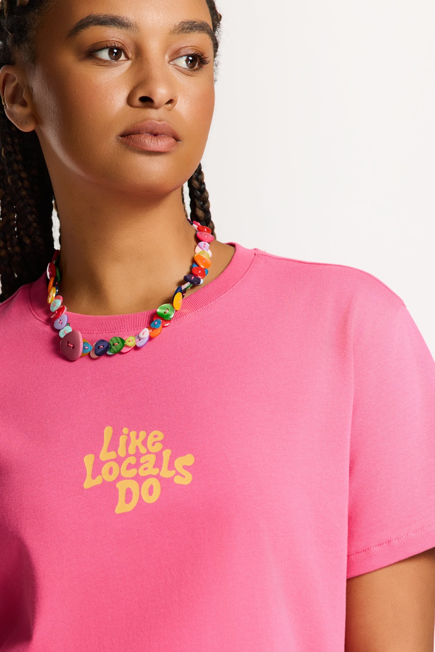 NOA LIKE LOCALS DO T-SHIRT PINK MAGENTA 9
