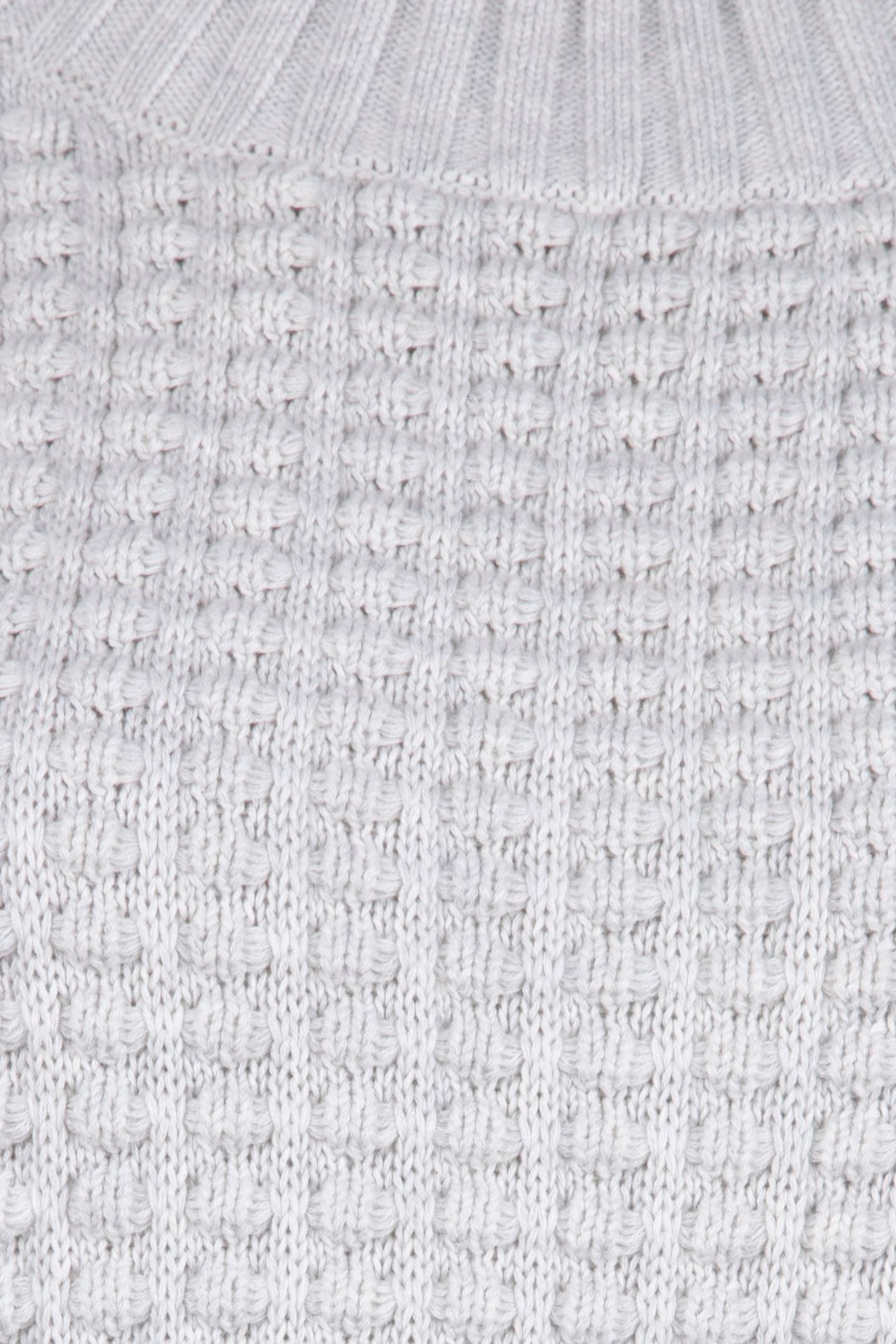 MOZART POPCORN HIGH NECK JMPR DOVE GREY MEL 4