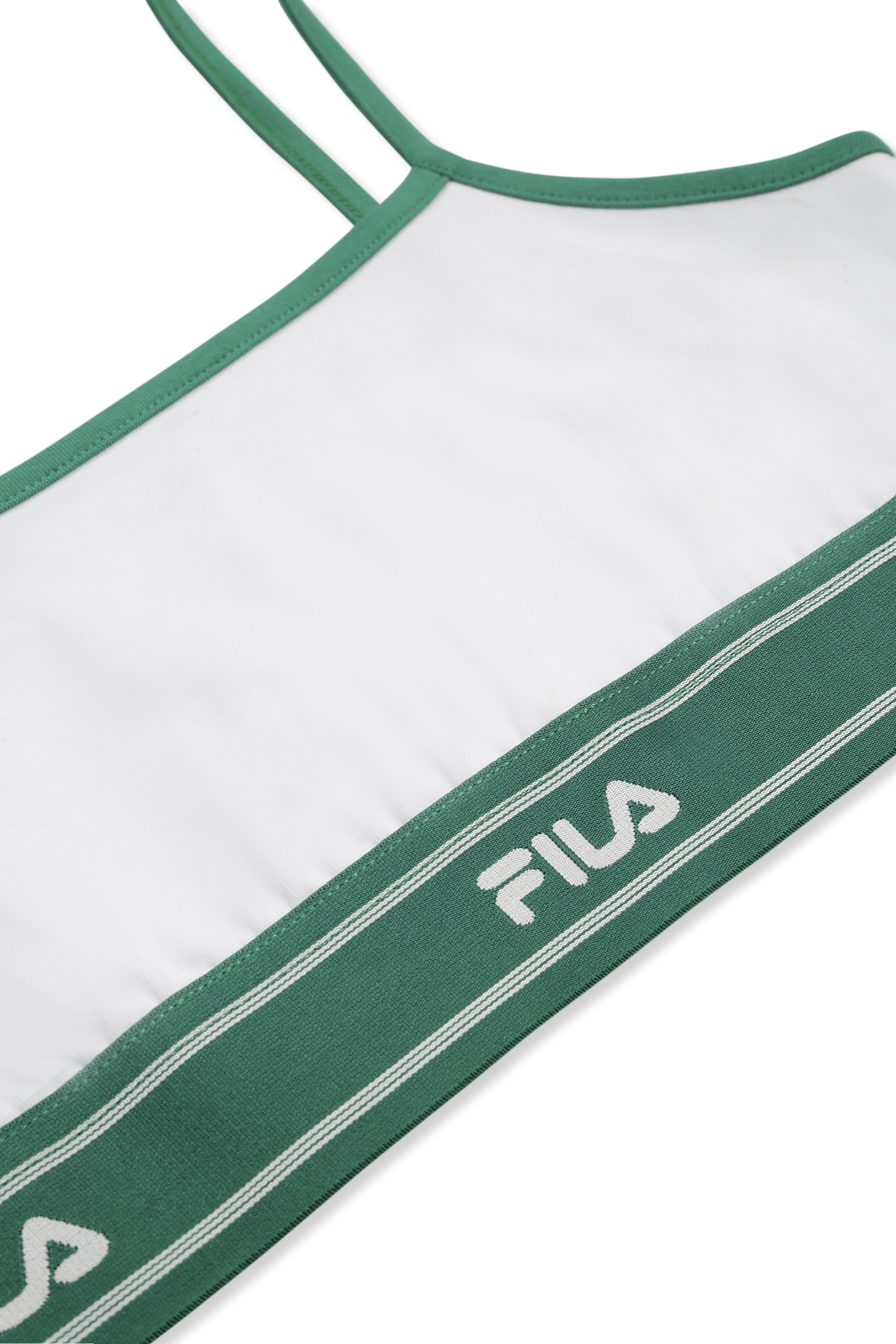 CANDELO TAPED SPAGHETTI BRA TOP BRIGHT WHITE 7