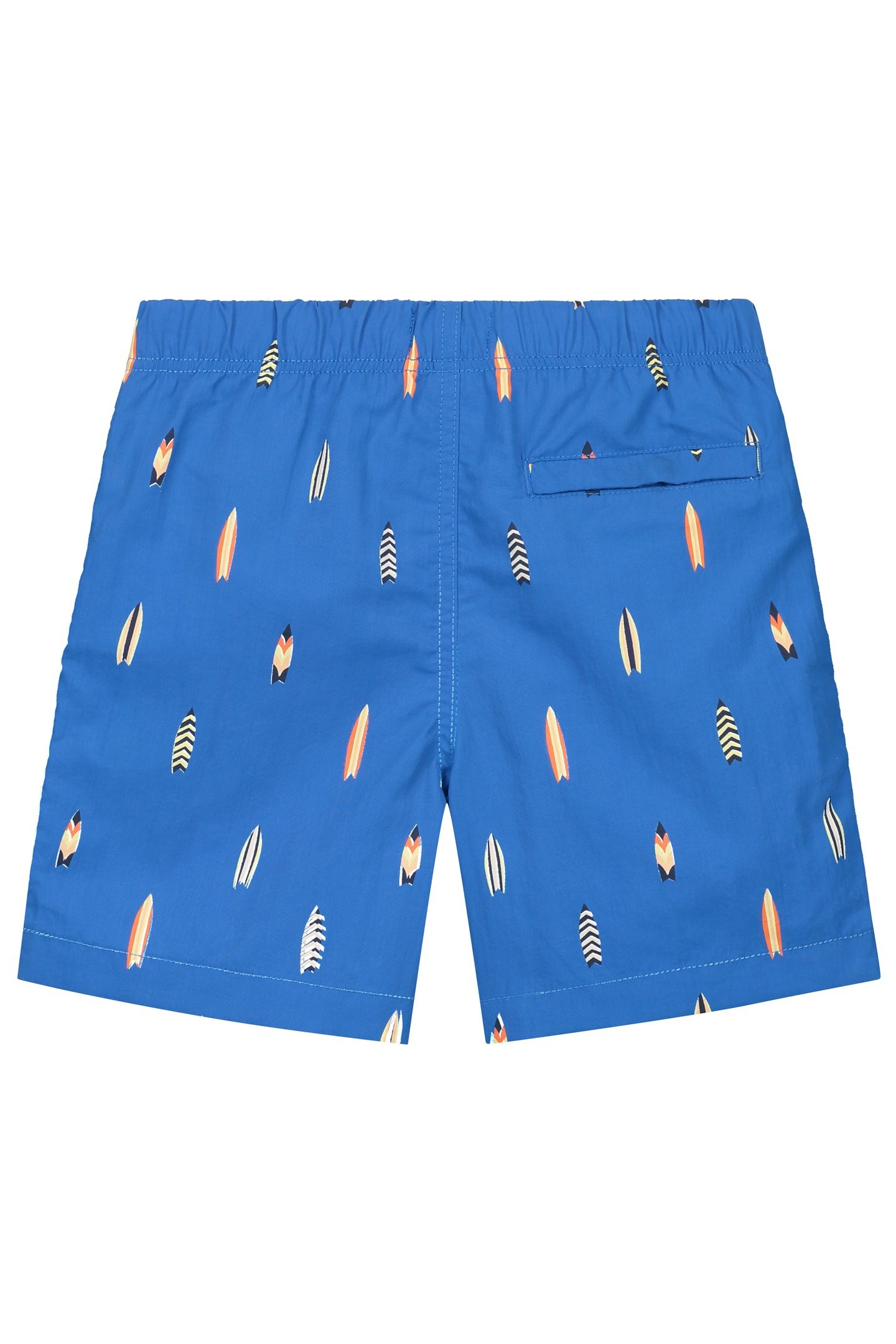 BOYS MILO QUICK DRY SWIM SHORTS 4 INCH SURFBOARDS BLUE KOBAL 2