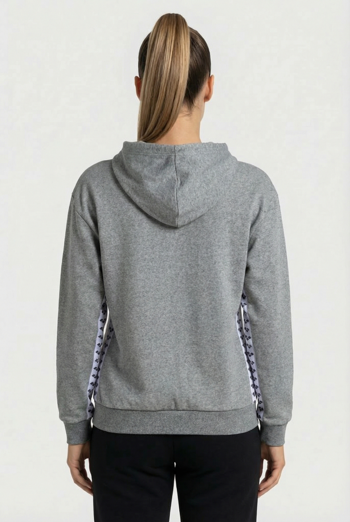UNISEX HOODIE TEAM DARK GREY MELANGE WHITE BL 3