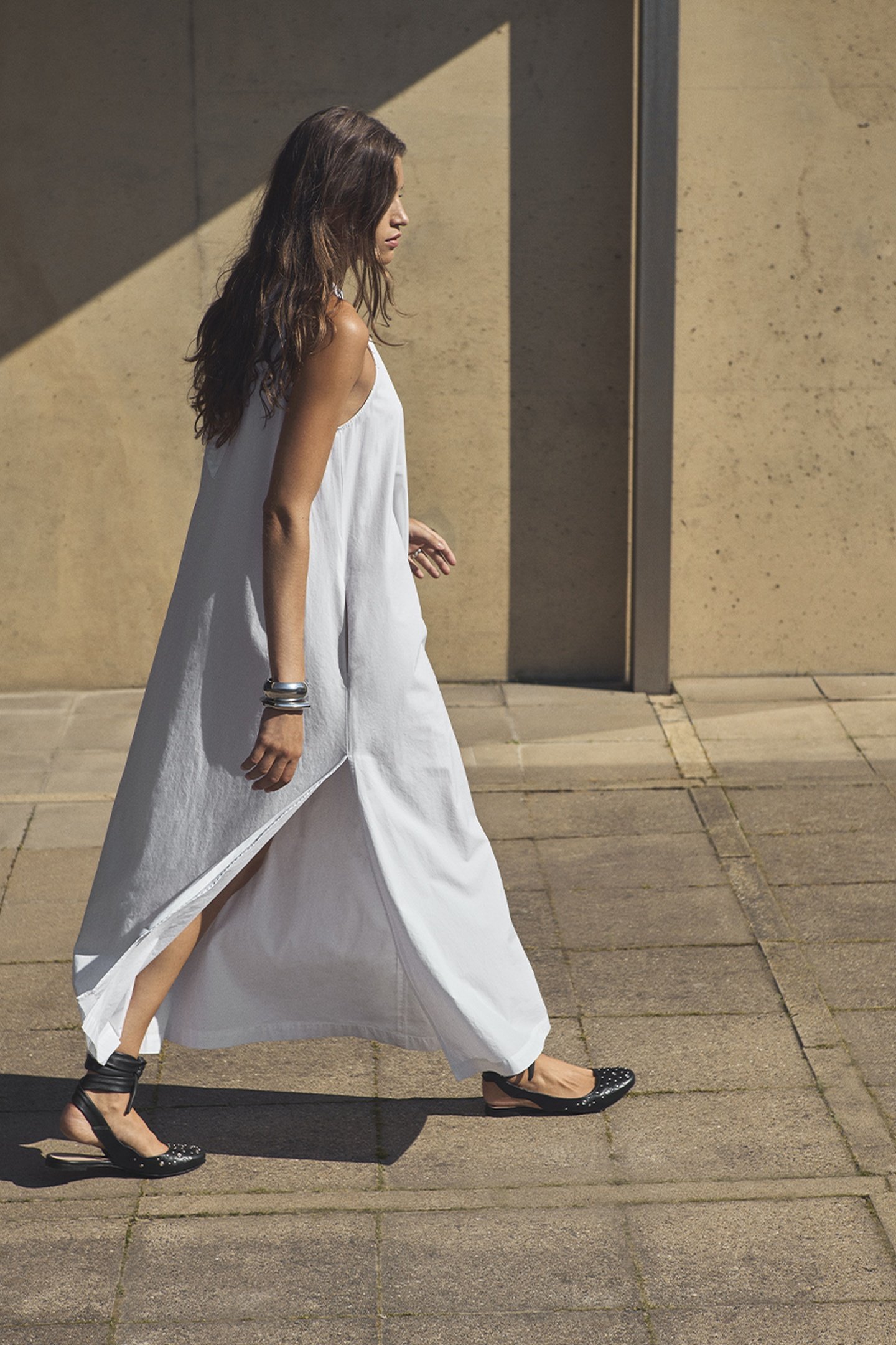 ISADORA MAXI HALTER DRESS OPTIC WHITE 9