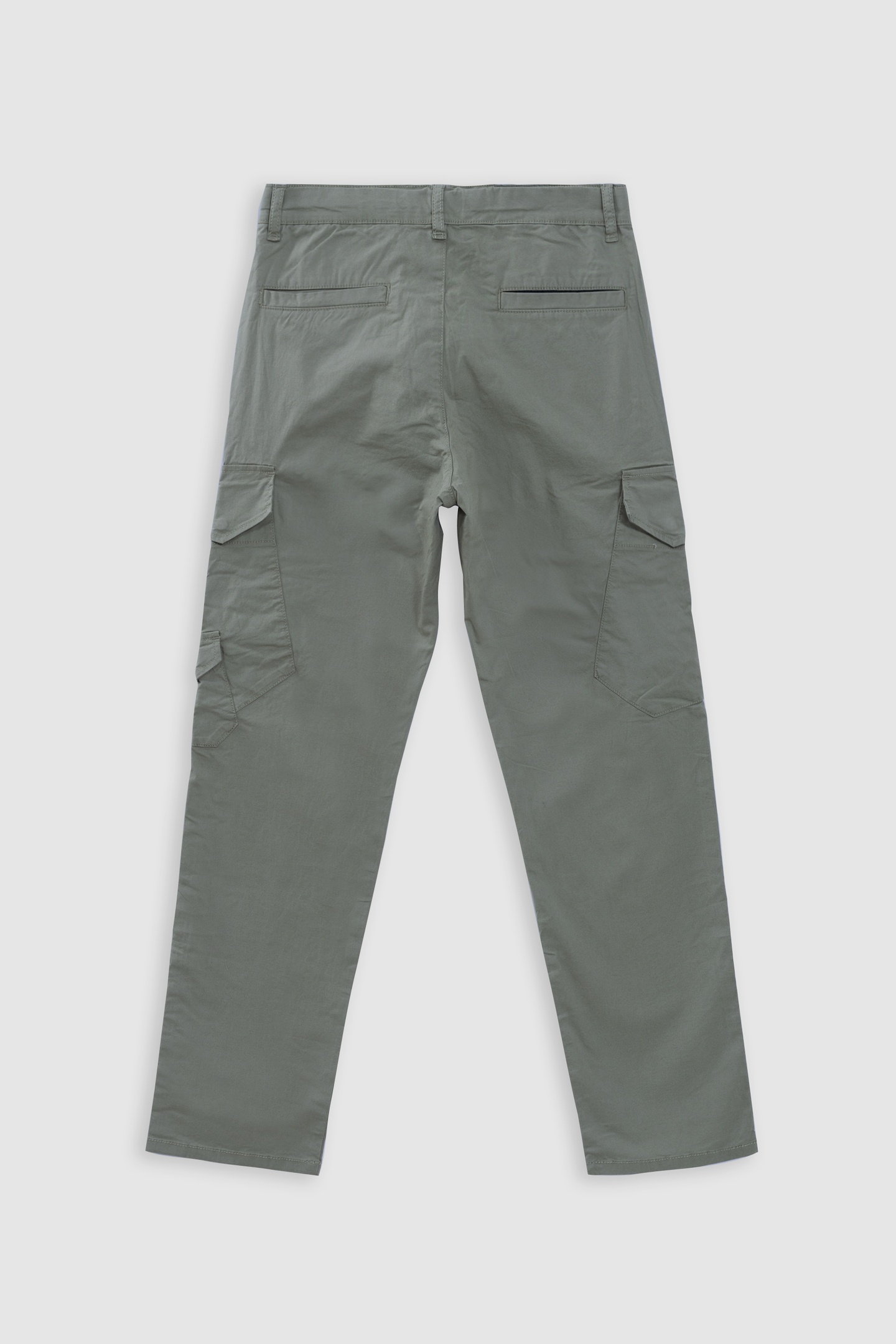 BATTLE KHAKI CARGO PANTS WITH ZIP POCKET 2