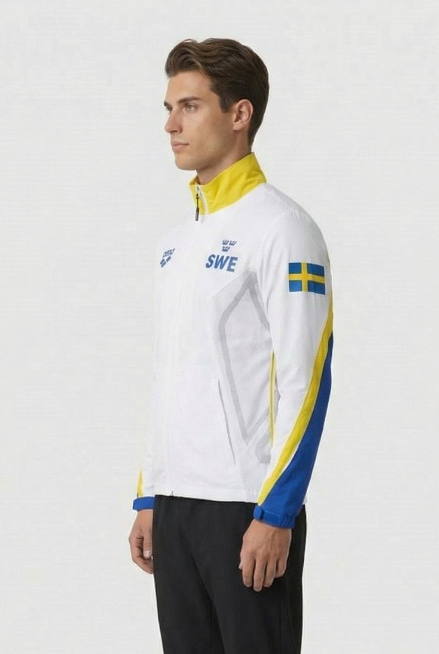 UNISEX SWEDEN WARM UP JACKET WHITE ROYAL 5