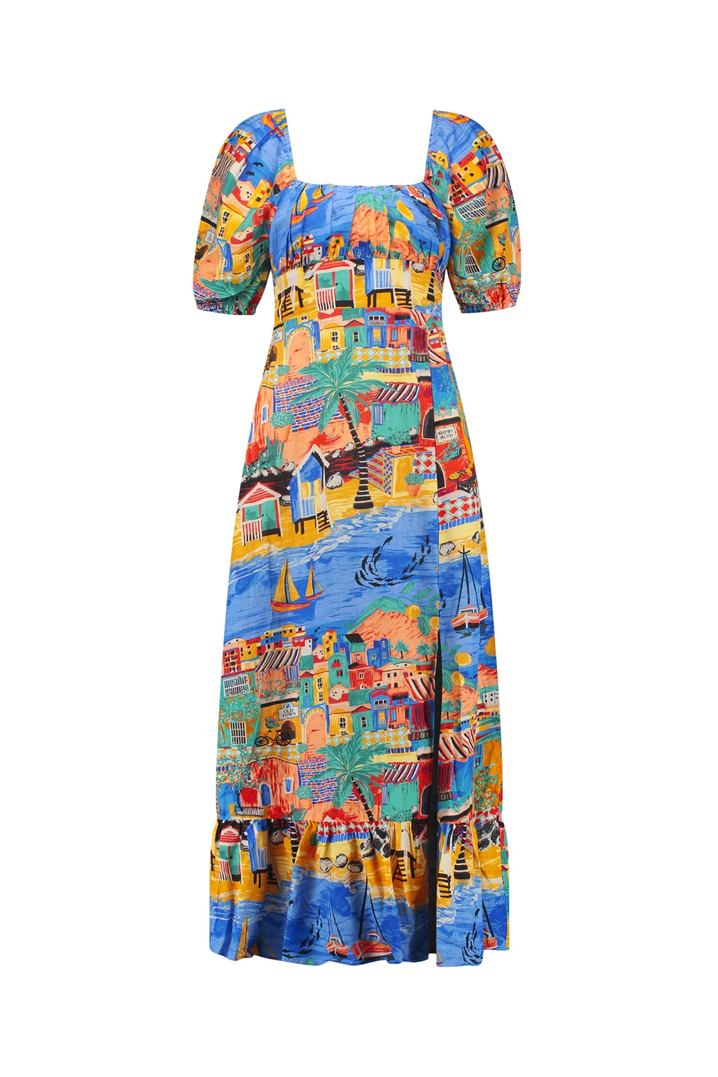 JESS DRESS SHIWI ISLAND MULTI BRIGHT SHIWI ISLAND 7