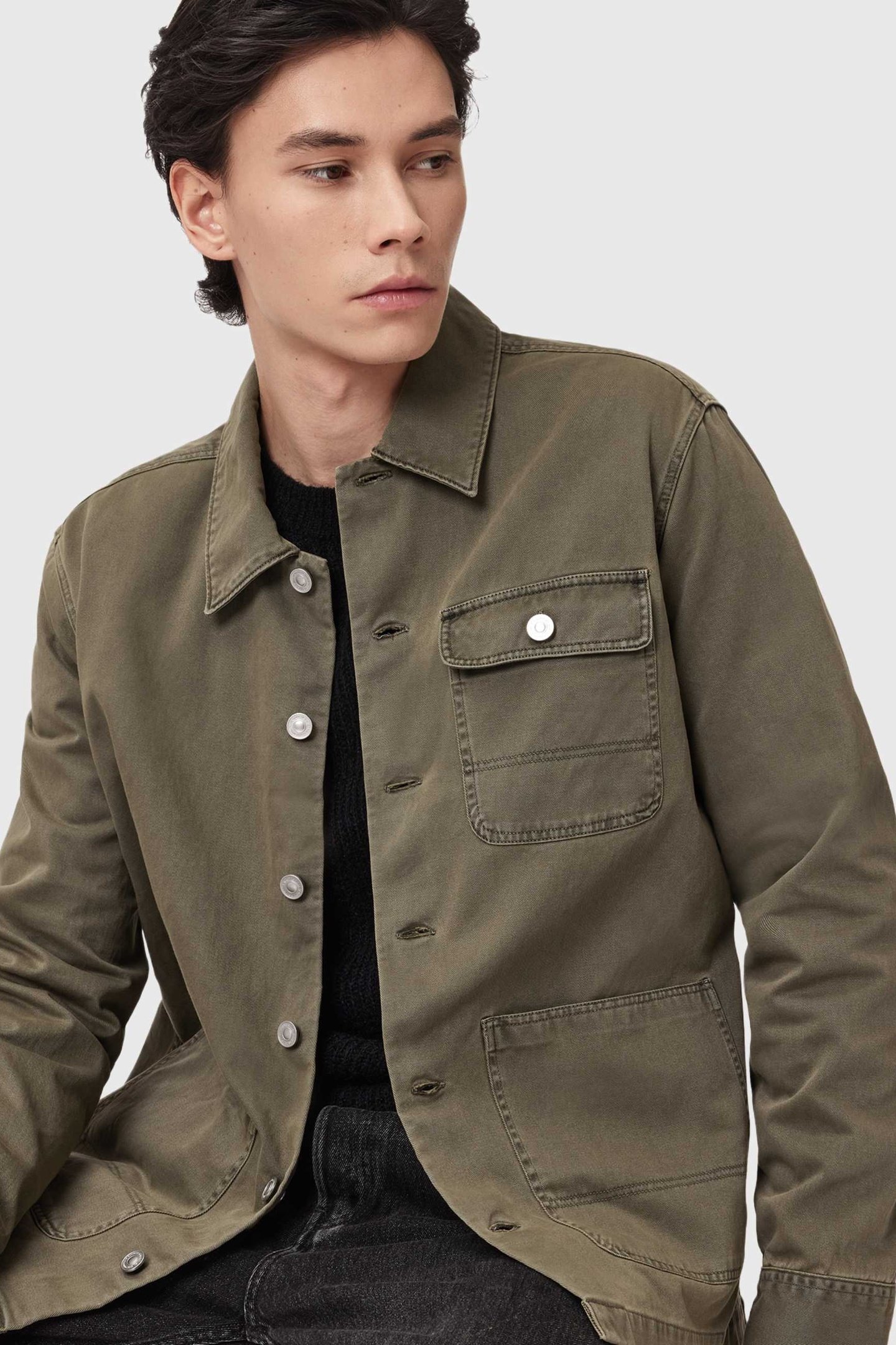 NEVIS CHORE SHIRT PASTORAL GREEN 10