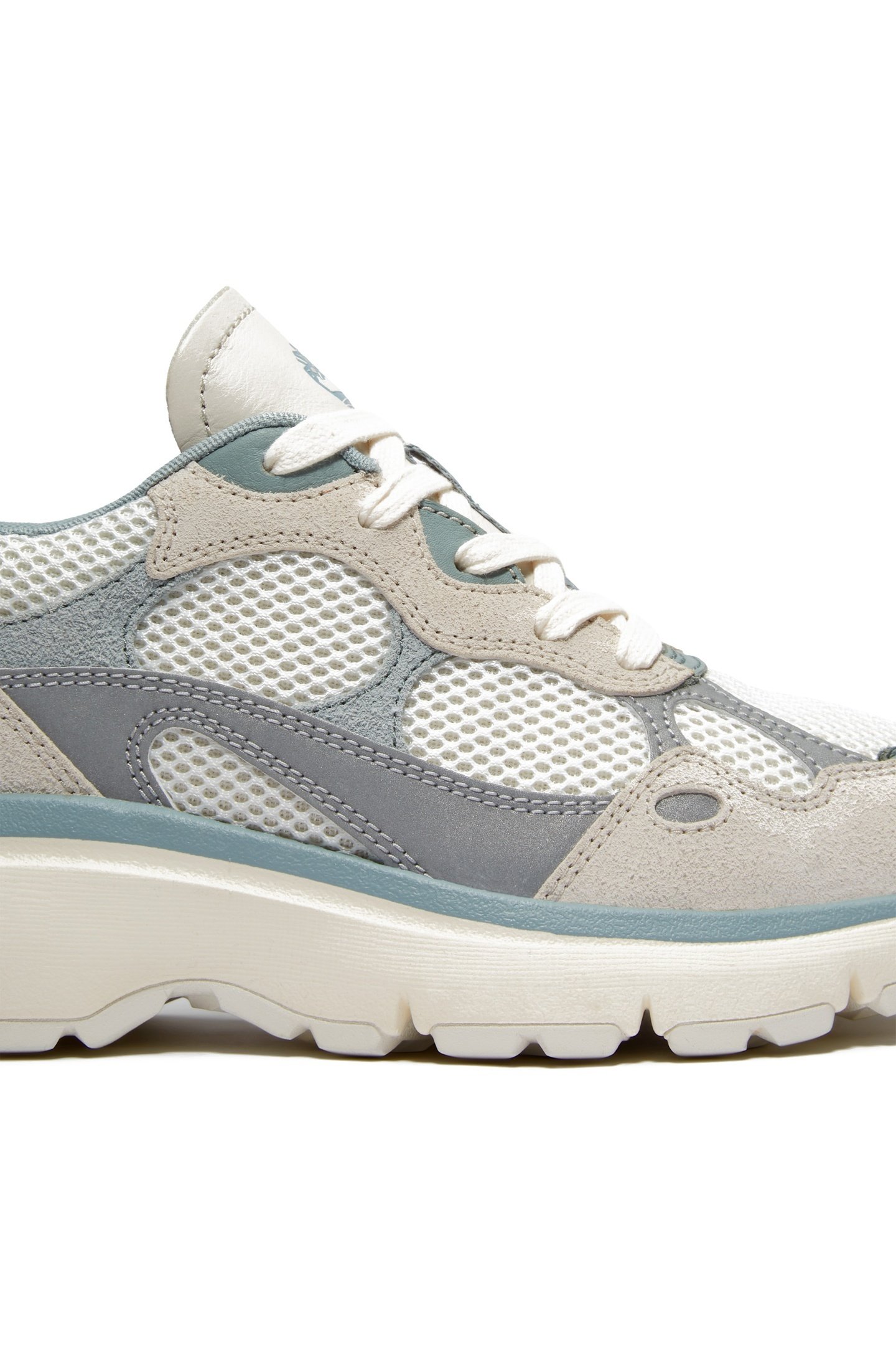 HAZEL LANE LOW LACE UP SNEAKER NATURAL MESH LIGHT BLUE 9