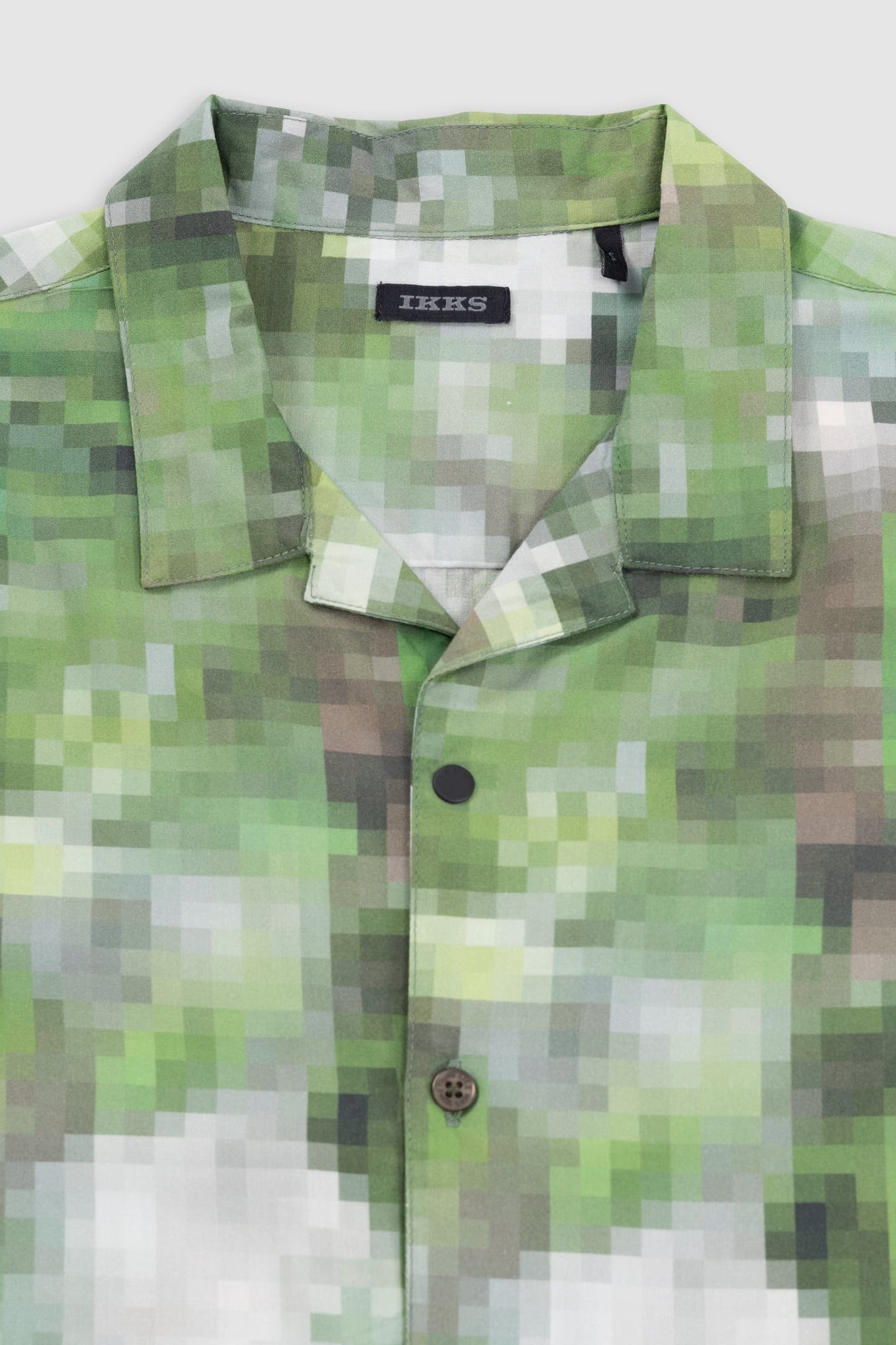 KHAKI SHIRT WITH PIXELATED CAMOUFLAGE PRINT 3