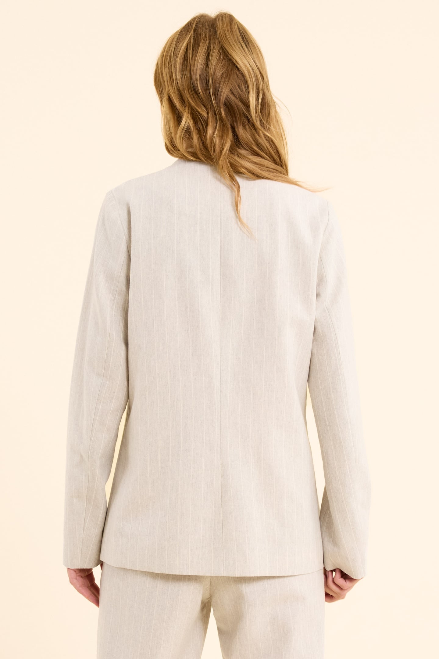 GREY SUIT JACKET WITH TENNIS STRIPES HEATHER GREY 4