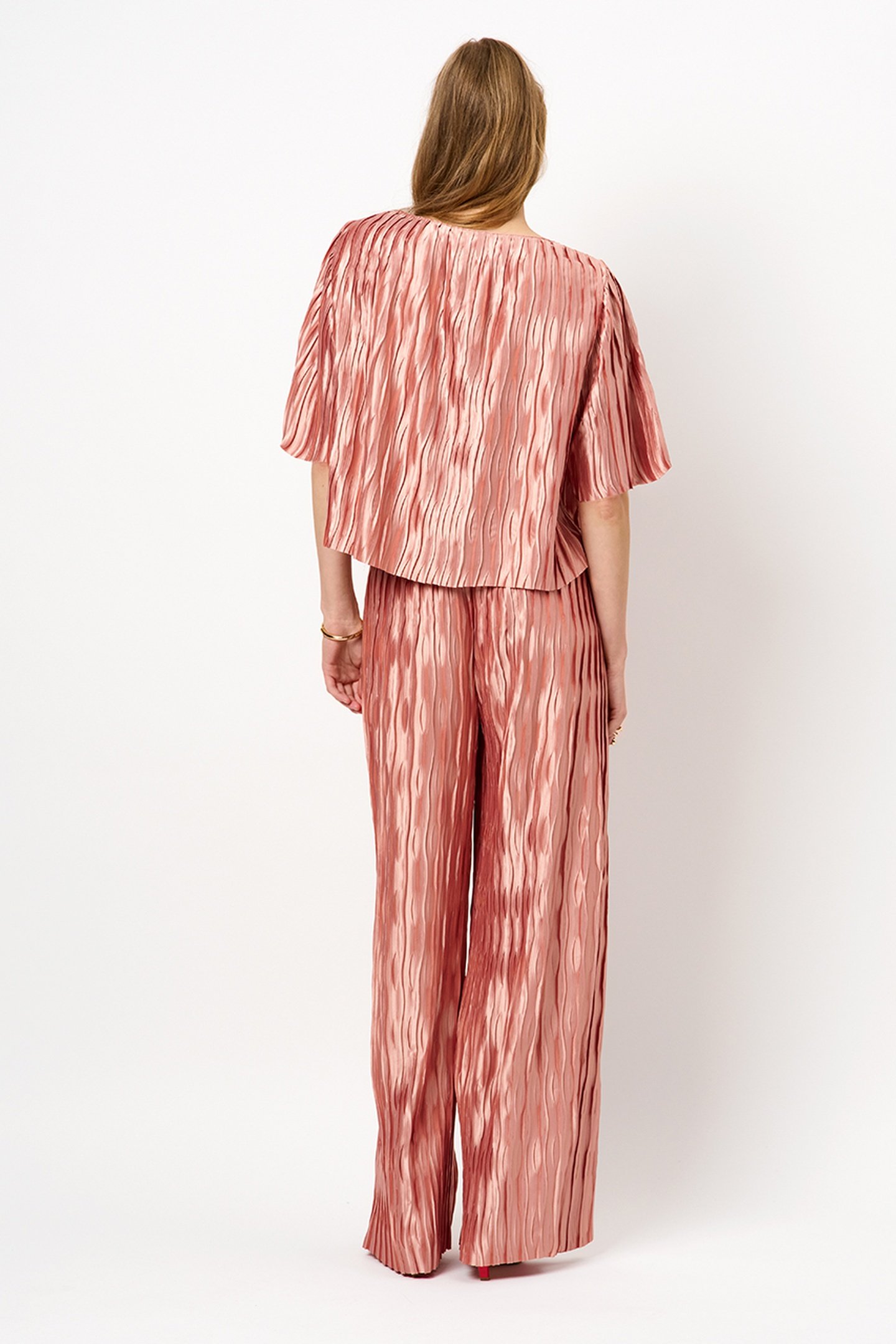 LILIUM PLISSÉ PANTS ANTIQUE BLUSH 4