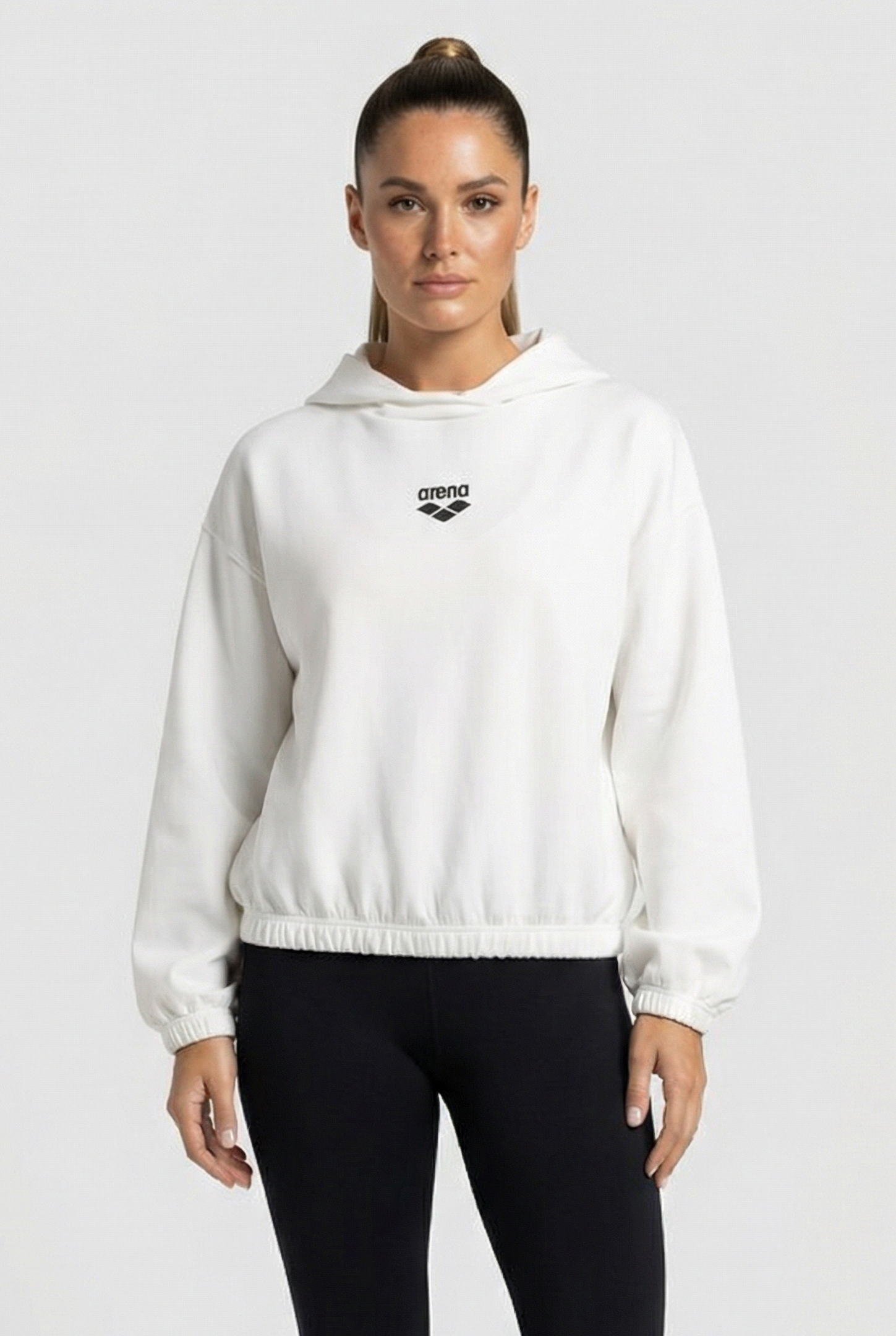 WOMEN'S HOODED SWEAT MPH WHITE 1