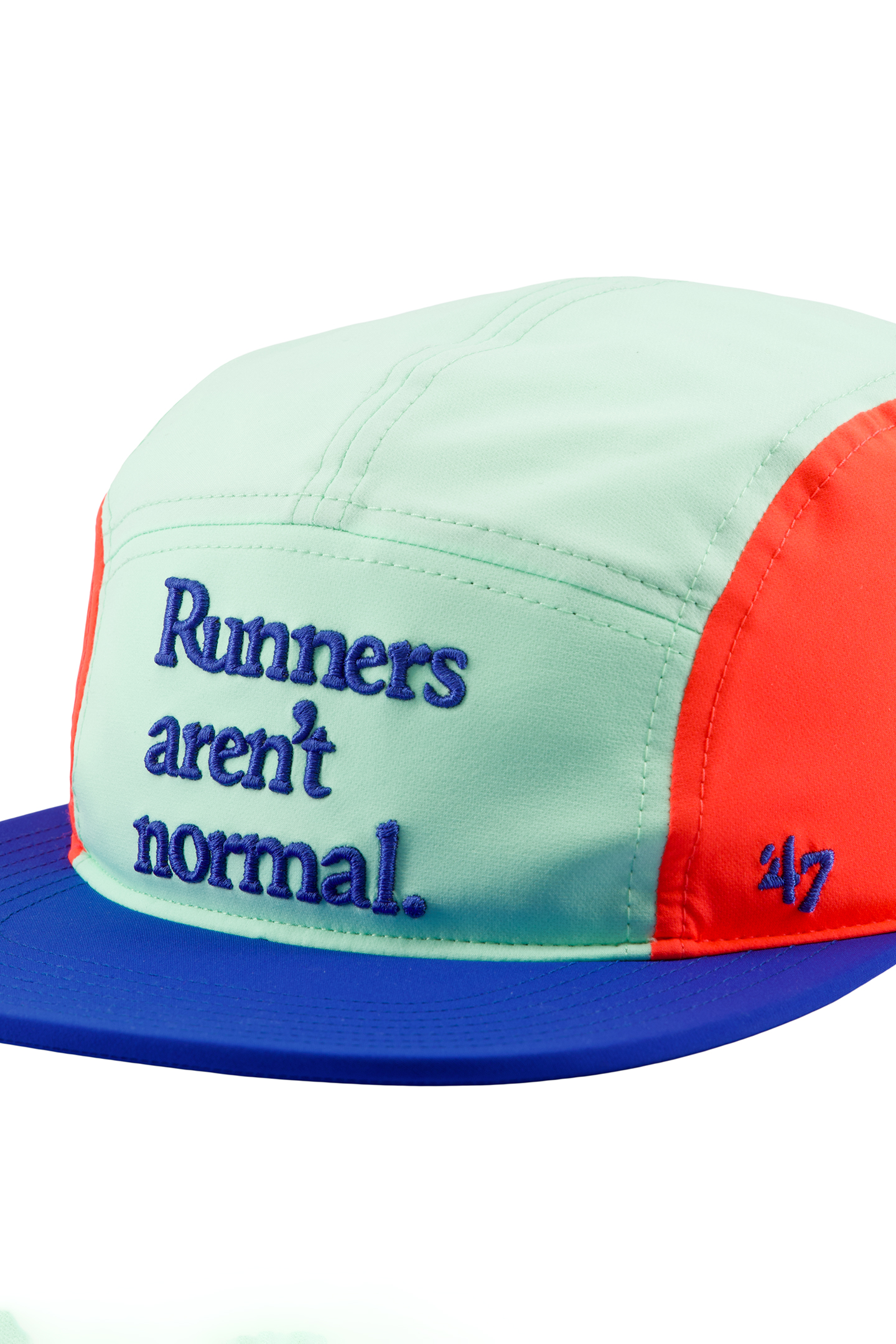 UNISEX '47 5 PANEL RUN HAT LIGHT BLUE GREEN ORANGE 2