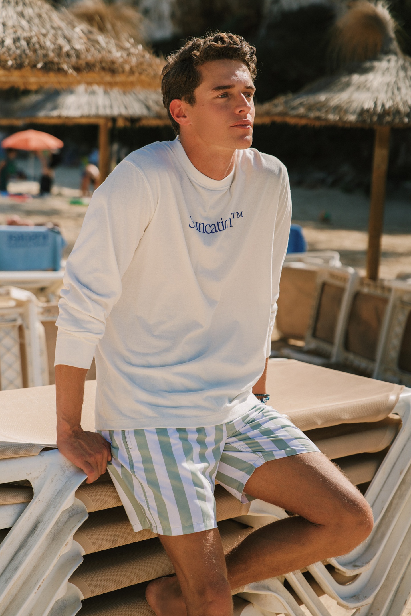 NOAH RELAXED LONGSLEEVE SUNCATION WHITE 8
