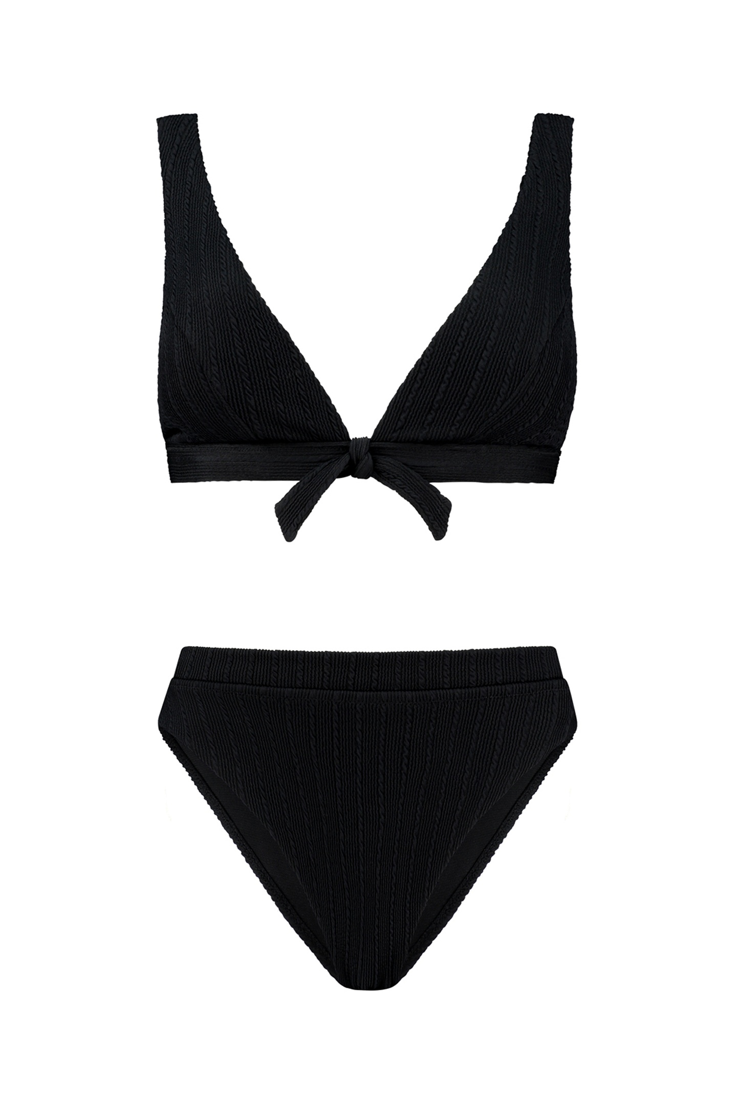 TEDDY BIKINI SET MALTA STRUCTURE BLACK MALTA STRUCTURE 6