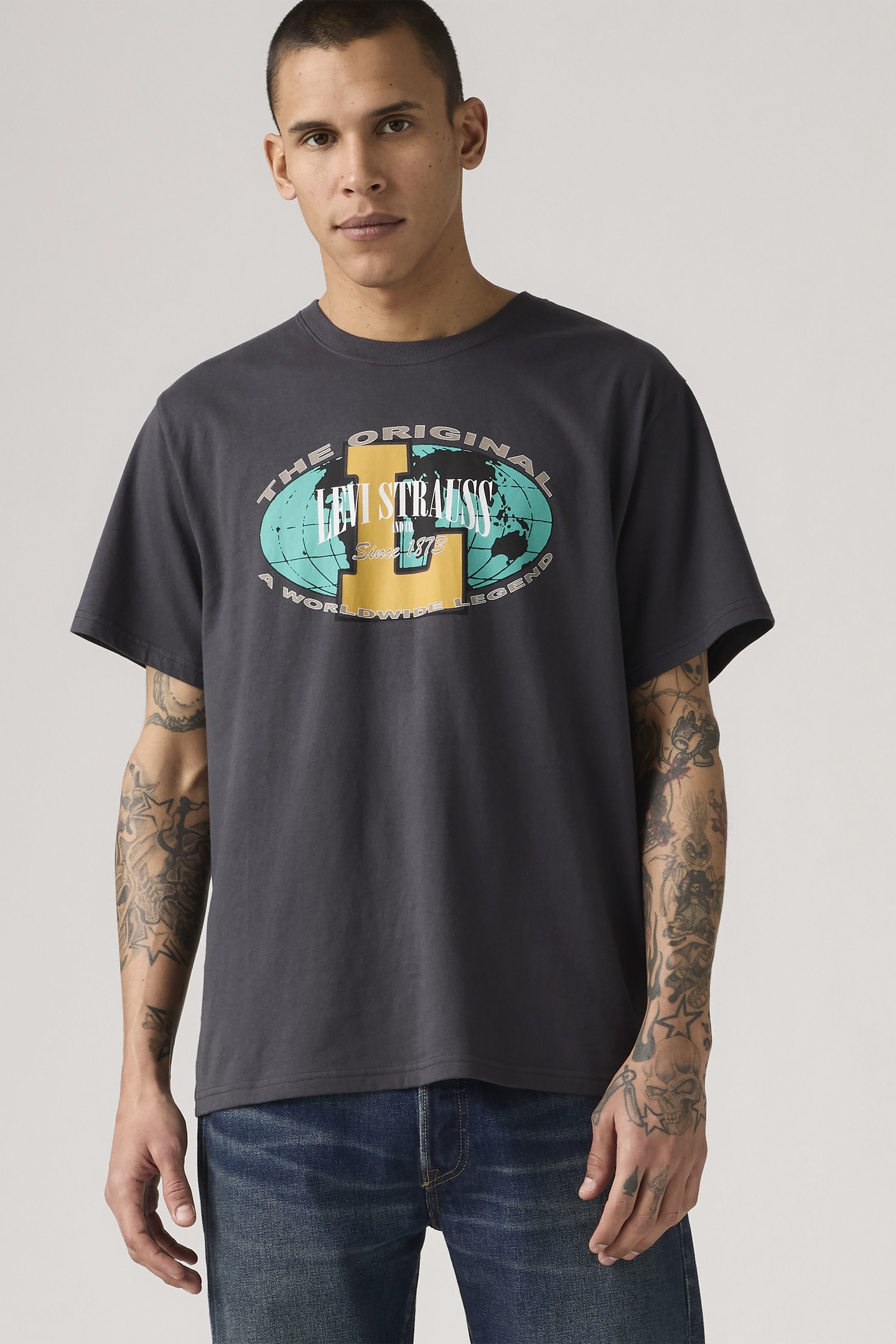 SS RELAXED FIT TEE ARCHIVAL WORLD LEGEND 2