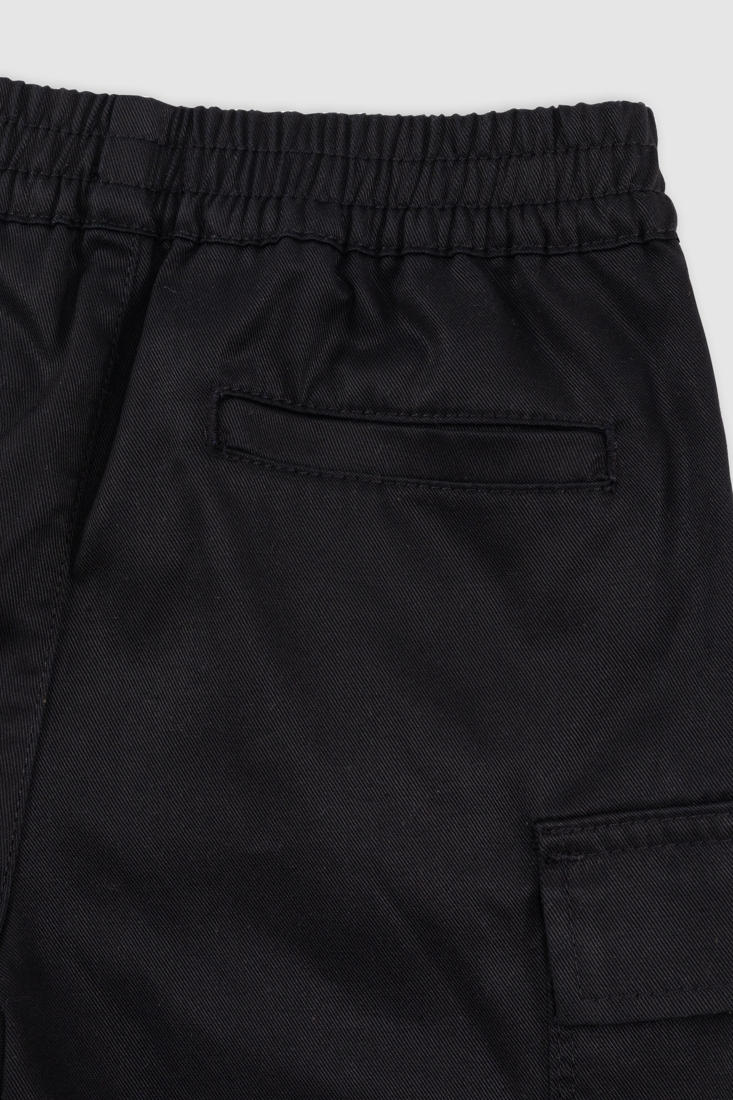 BERMUDA SHORTS JOGGER BLACK MIX LYOCELL 5