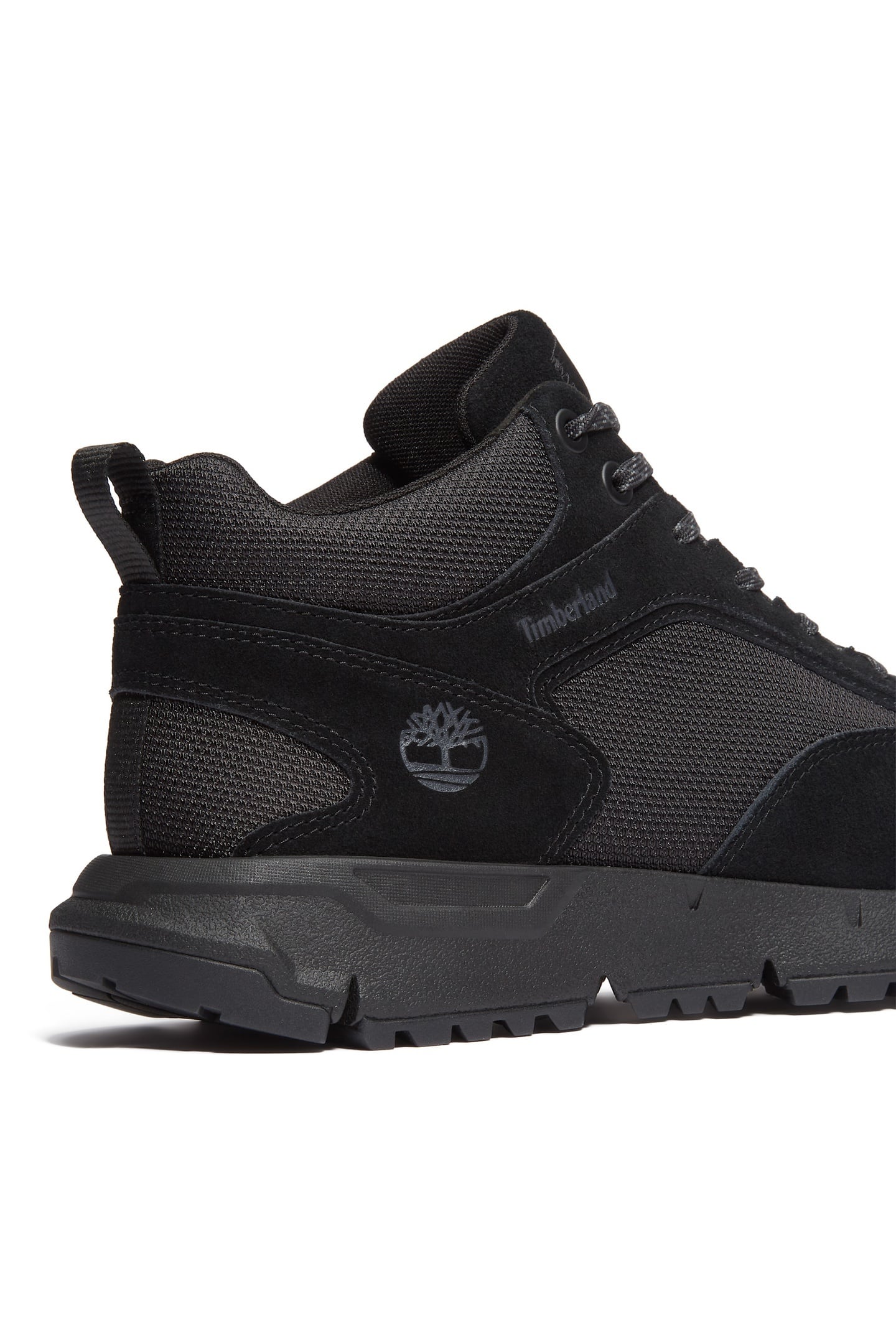 VOYAGER PARK MID LACE UP SNEAKER BLACK SUEDE 9