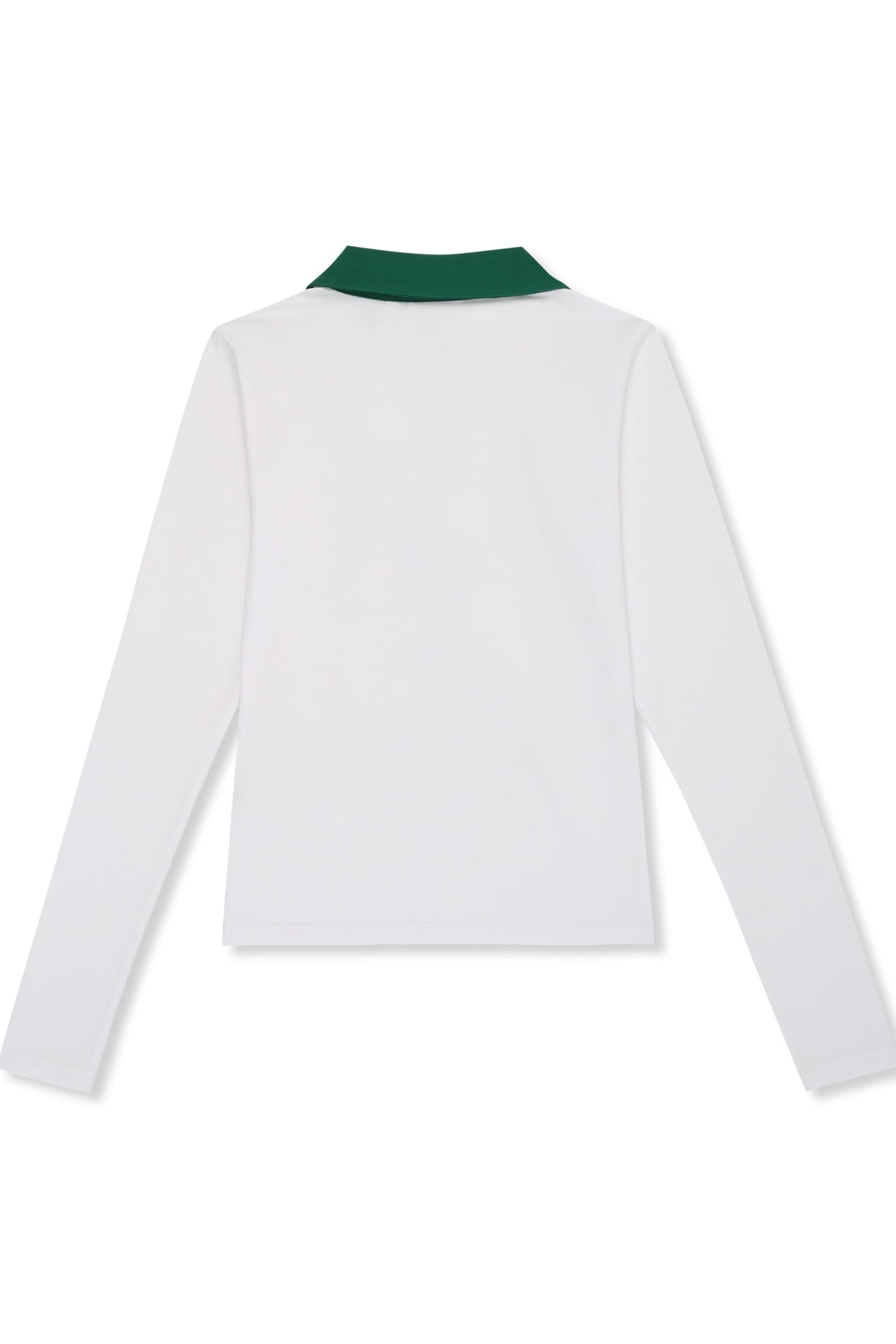 CERRIONE SLIM JOHNNY COLLAR TOP BRIGHT WHITE 4