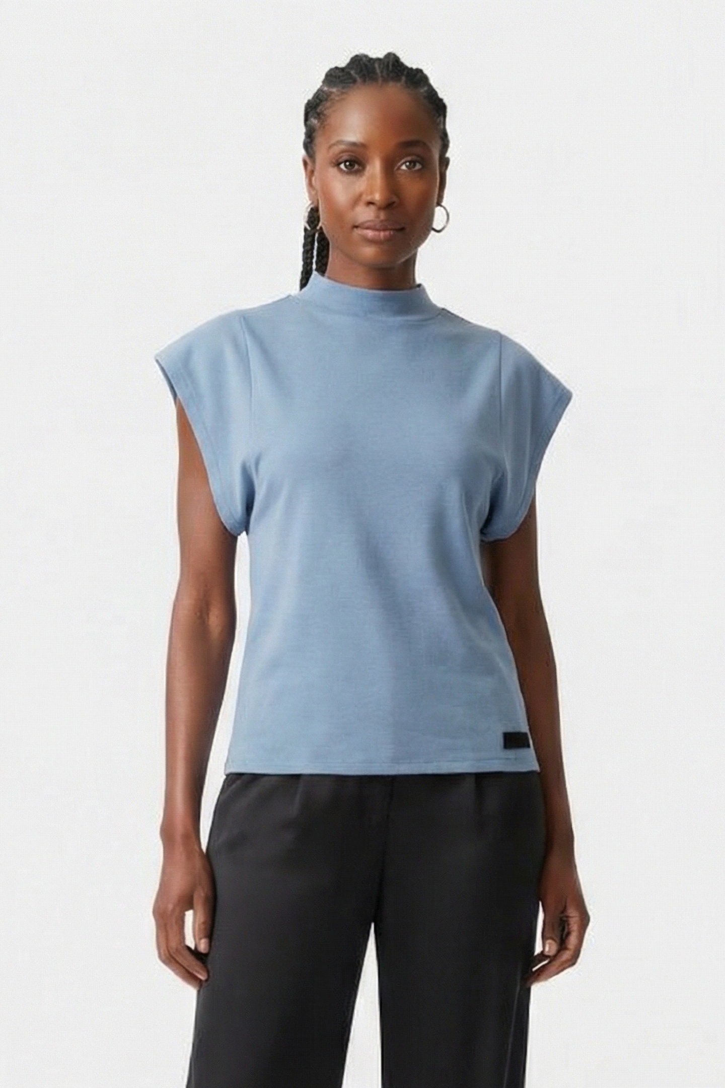 BETSIE T-SHIRT AZUR BLUE 1