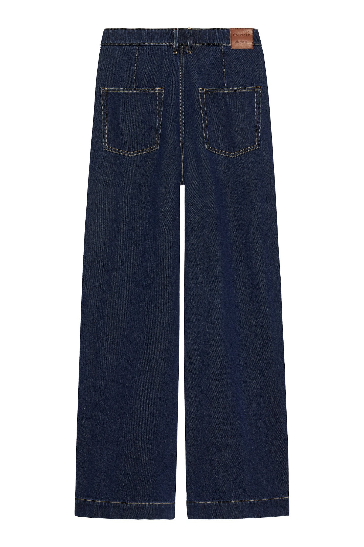 WIDE LEG JEANS DARK BLUE 5