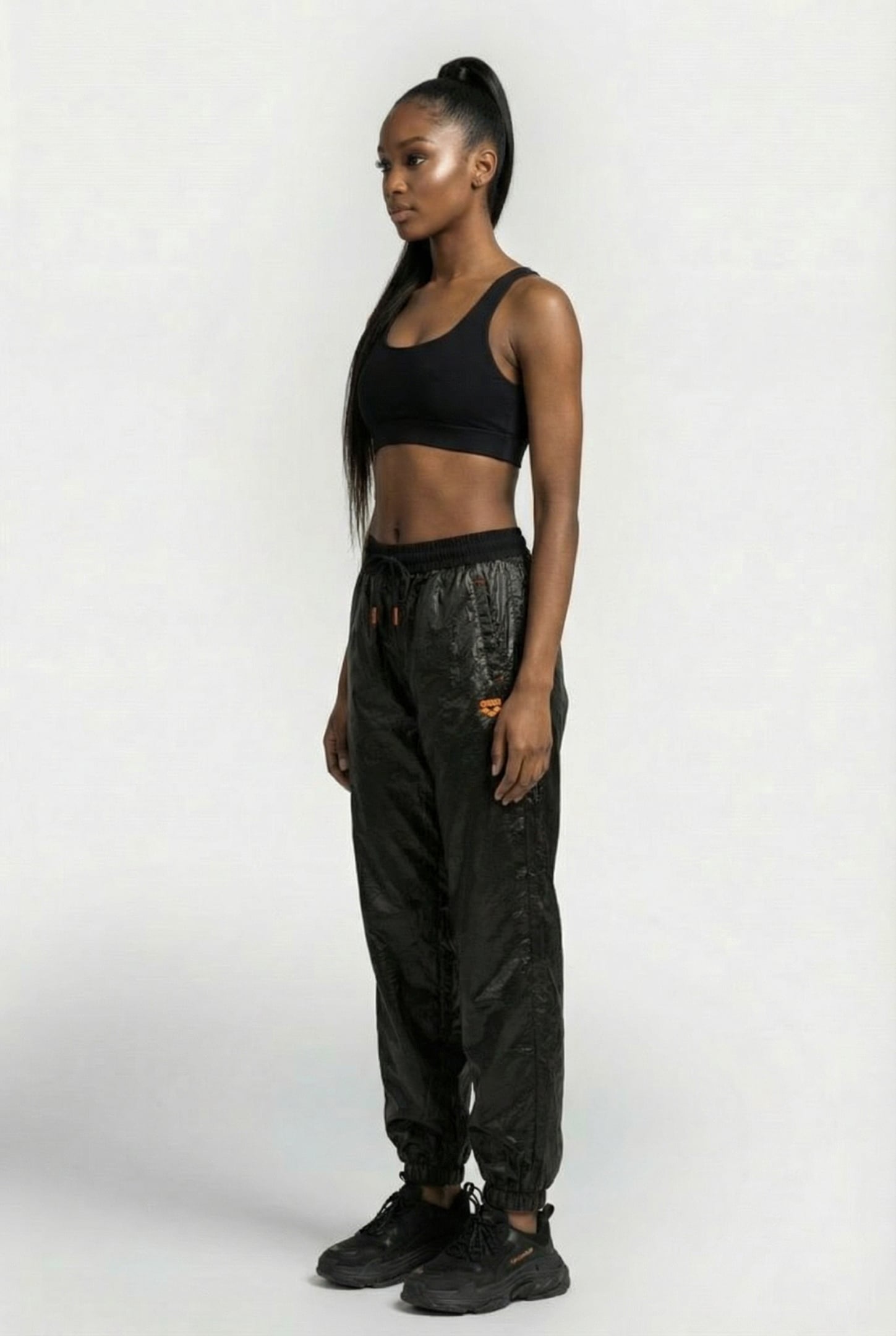 WOMEN'S ARENA 50TH BLACK PANT BLACK MULTI-WHITE-BLACK 3