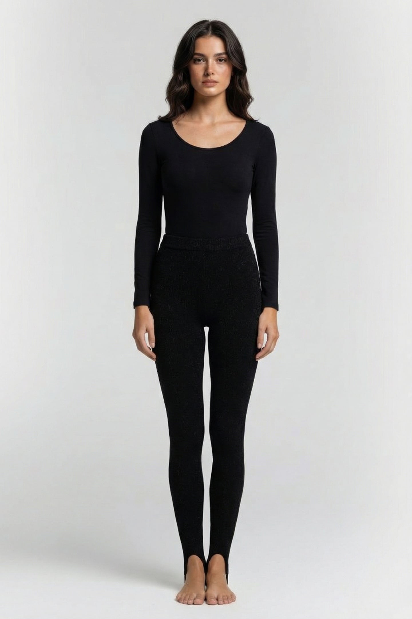 MAJIRI TROUSER BLACK/BLACK LUREX 1