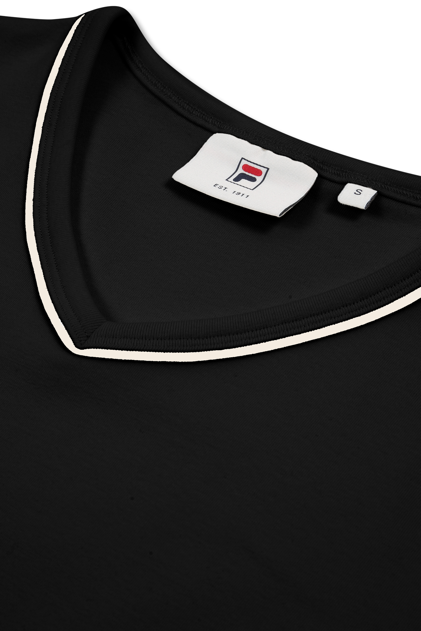 PORTELLO SLIM V-NECK T-SHIRT BLACK 7