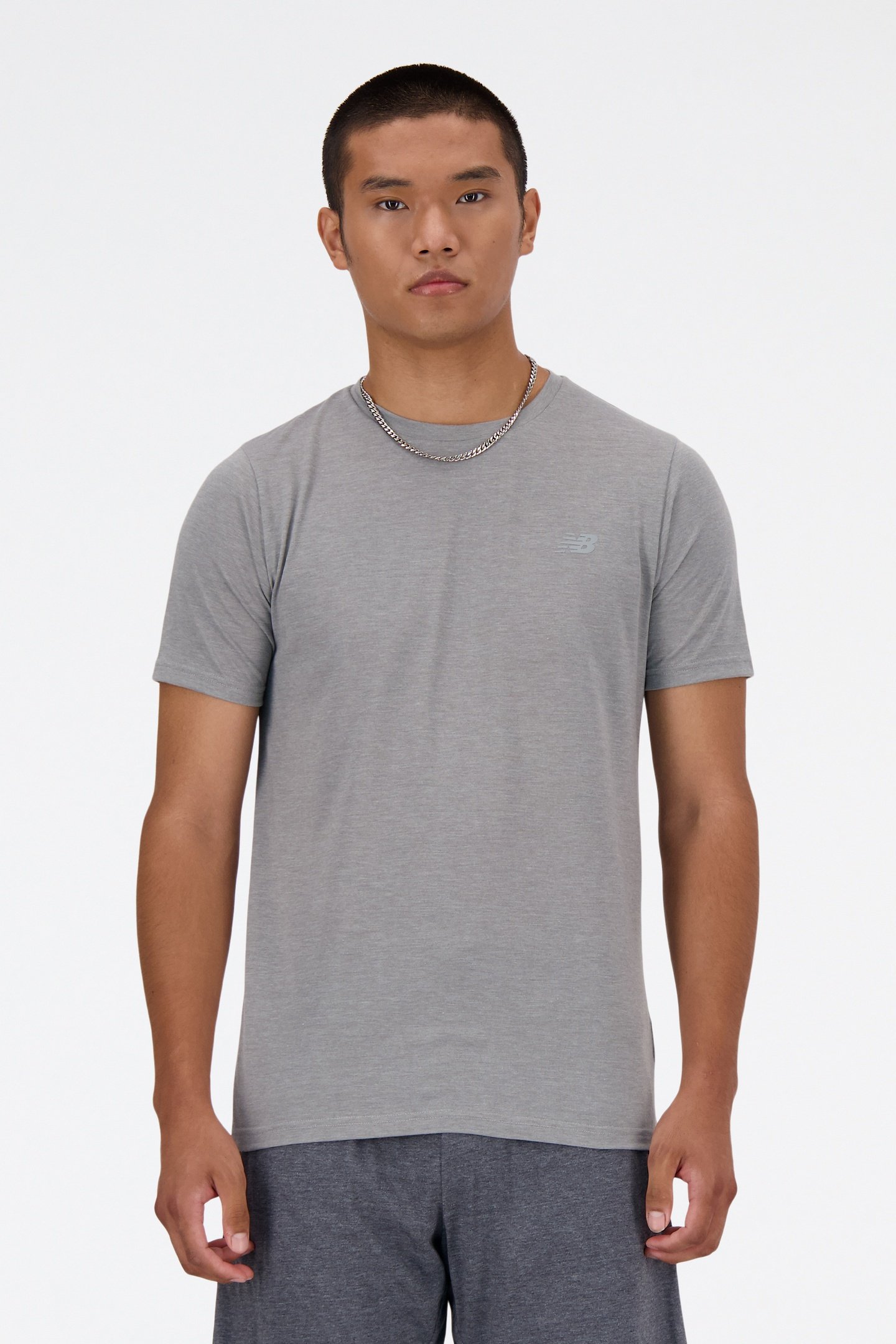 SPORT ESSENTIALS HEATHERTECH T ATHGRYHT by New Balance