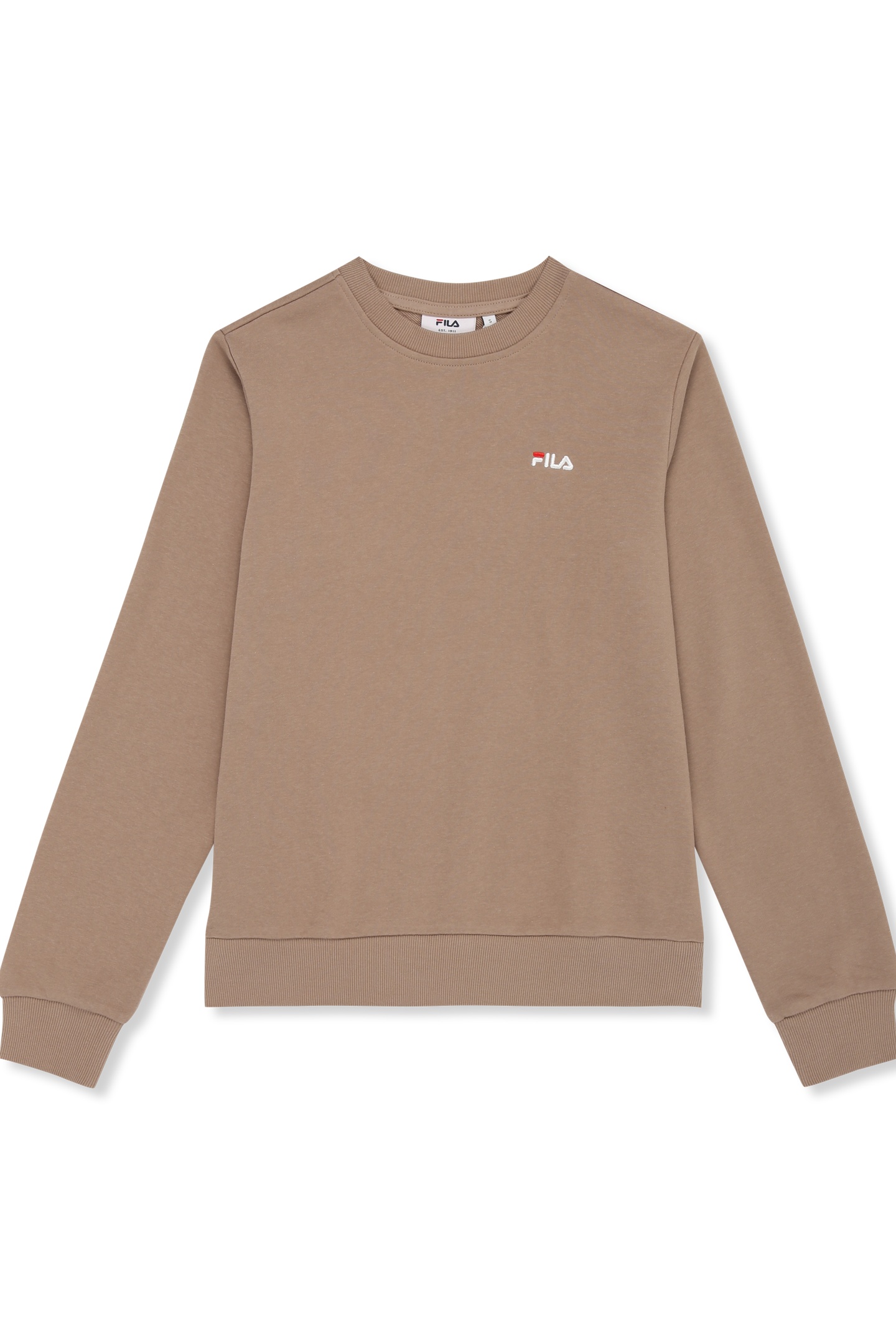 LIERNA REGULAR CREWNECK SWEATSHIRT TAUPE GRAY 5