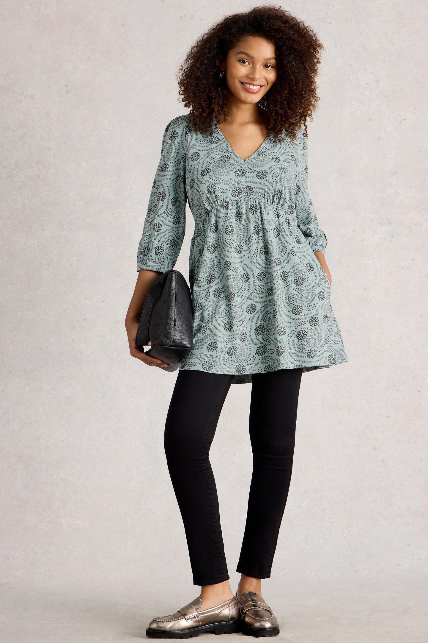 LARA TUNIC BLUE PRINT 2