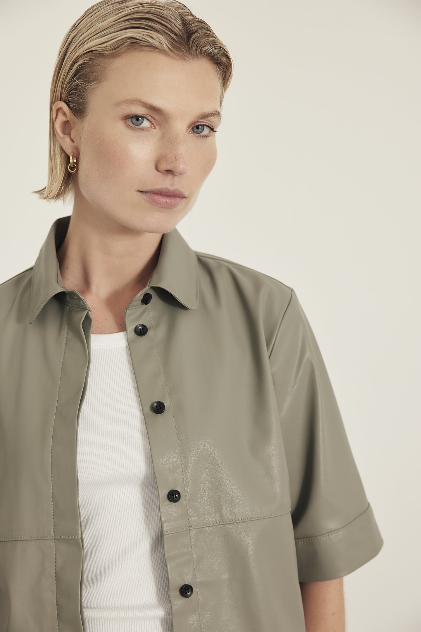 REINA BLOUSE MUD GREEN 7