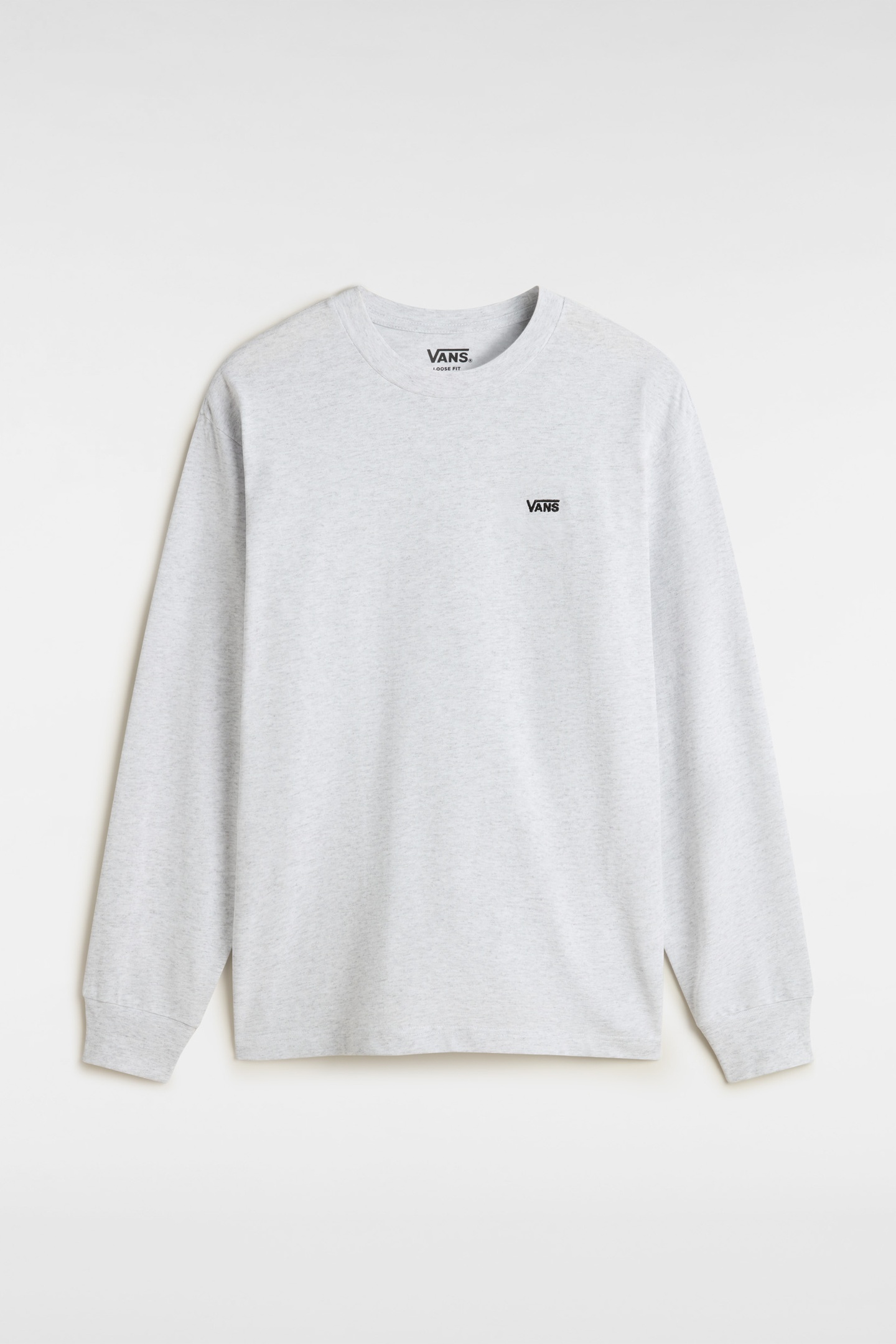 LEFT CHEST II LOOSE LS LIGHT GREY HEATHER 1