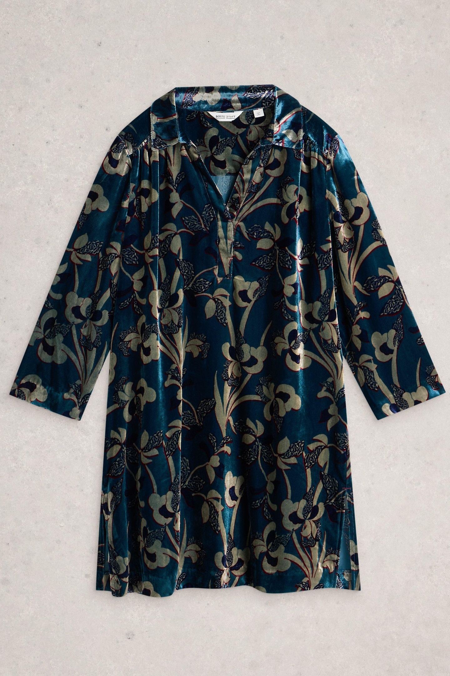 BLAKE VELVET TUNIC BLUE MULTI 4