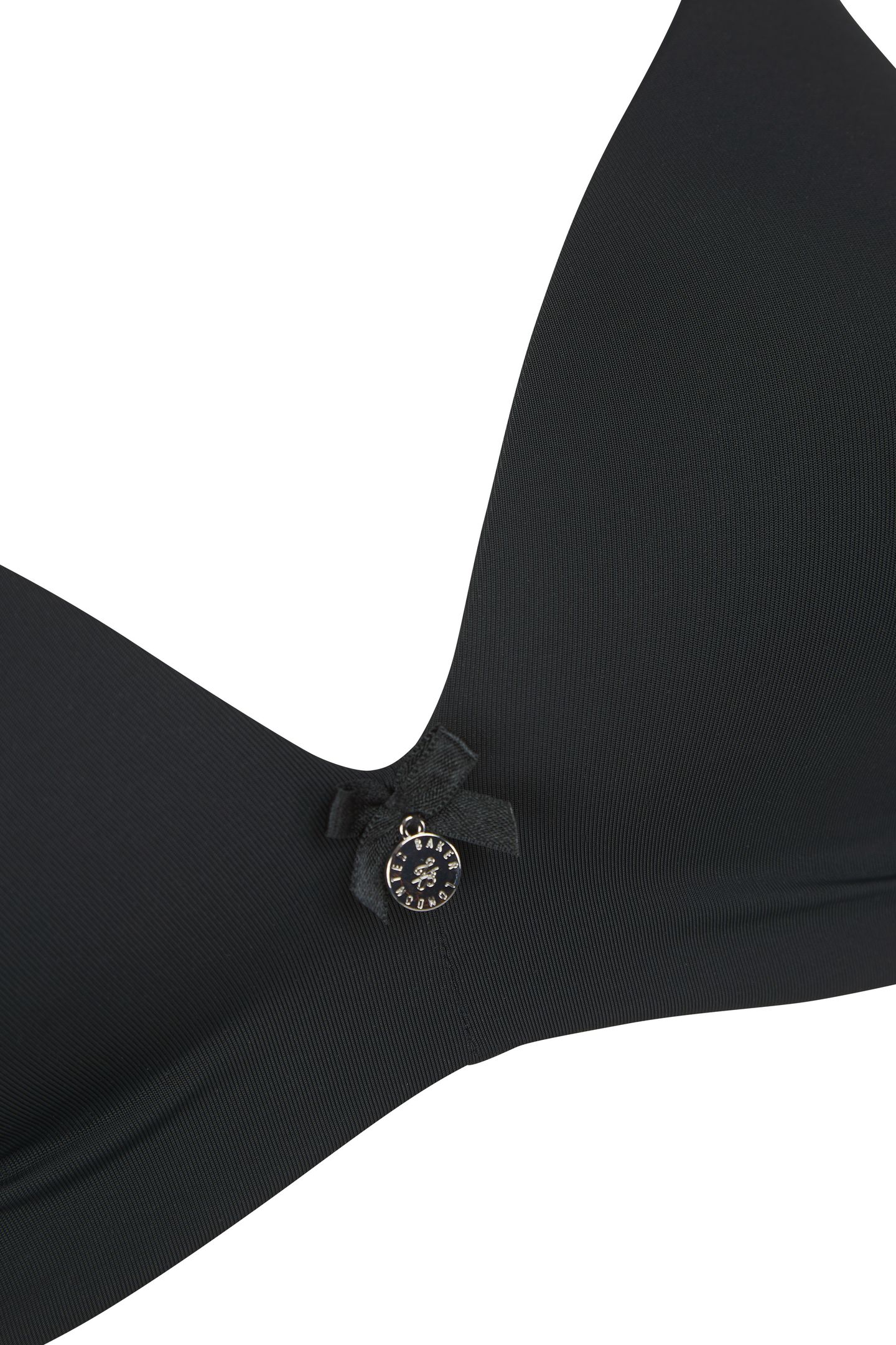 FABEL 2 PK DITSY ROSE PRINT WIRELESS SHAPIING BRA JET BLACK  8