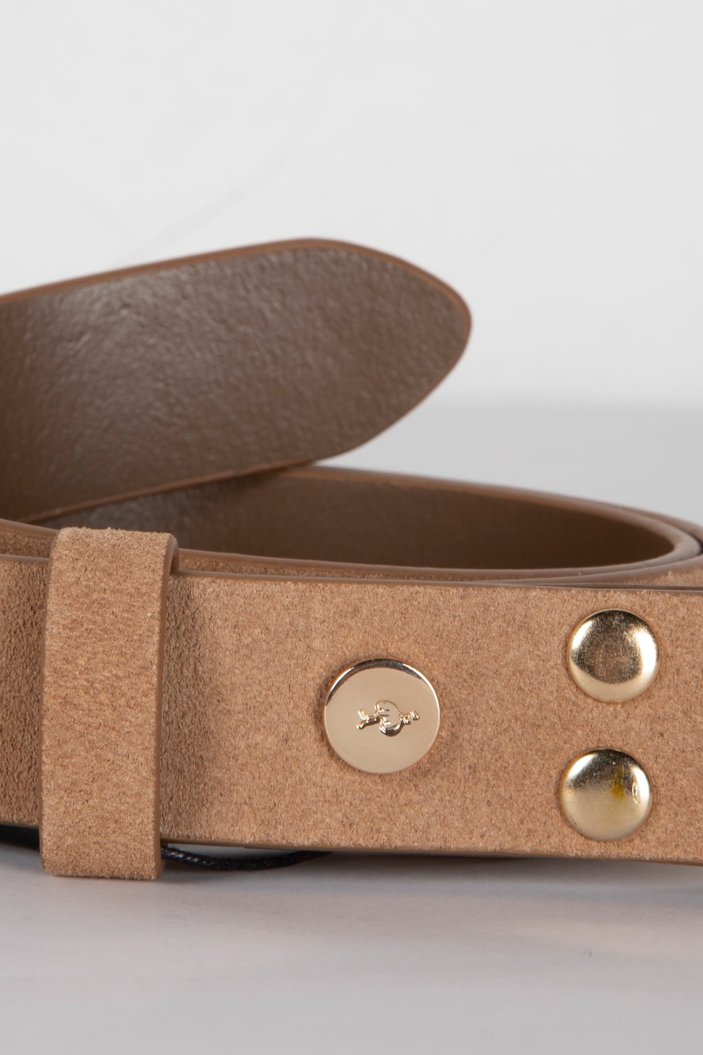 AMOR - CARAMEL BELT BODY IN CERTIFIED SUEDE 3