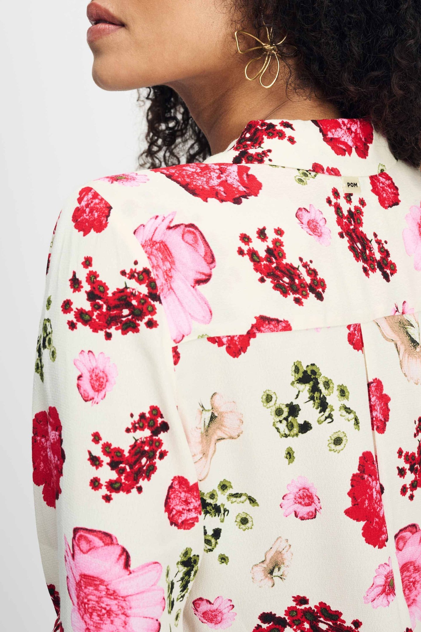 BLOUSE - MILA BOUQUET CREAM WHITE 5